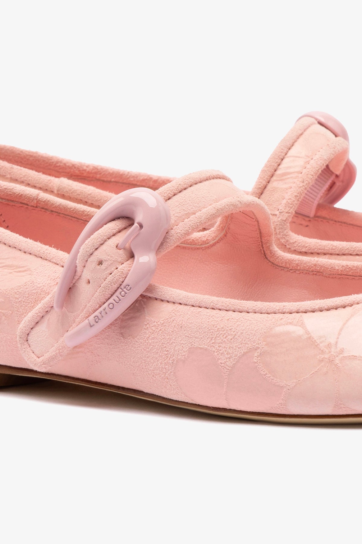 Verona Ballet Flat Shoes - Tulip Sakura Printed Suede for Women | Comfortable & Stylish Casual Flats for Work, Dating & Everyday Wear