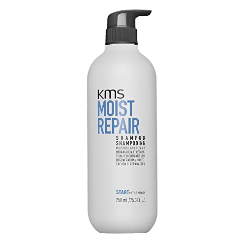 KMS Moistrepair Shampoo for Dry Damaged Hair - Hydrating & Repairing Shampoo with Keratin - Best for Color Treated, Frizzy & Curly Hair - Salon Quality Hair Care for Daily Use at Home