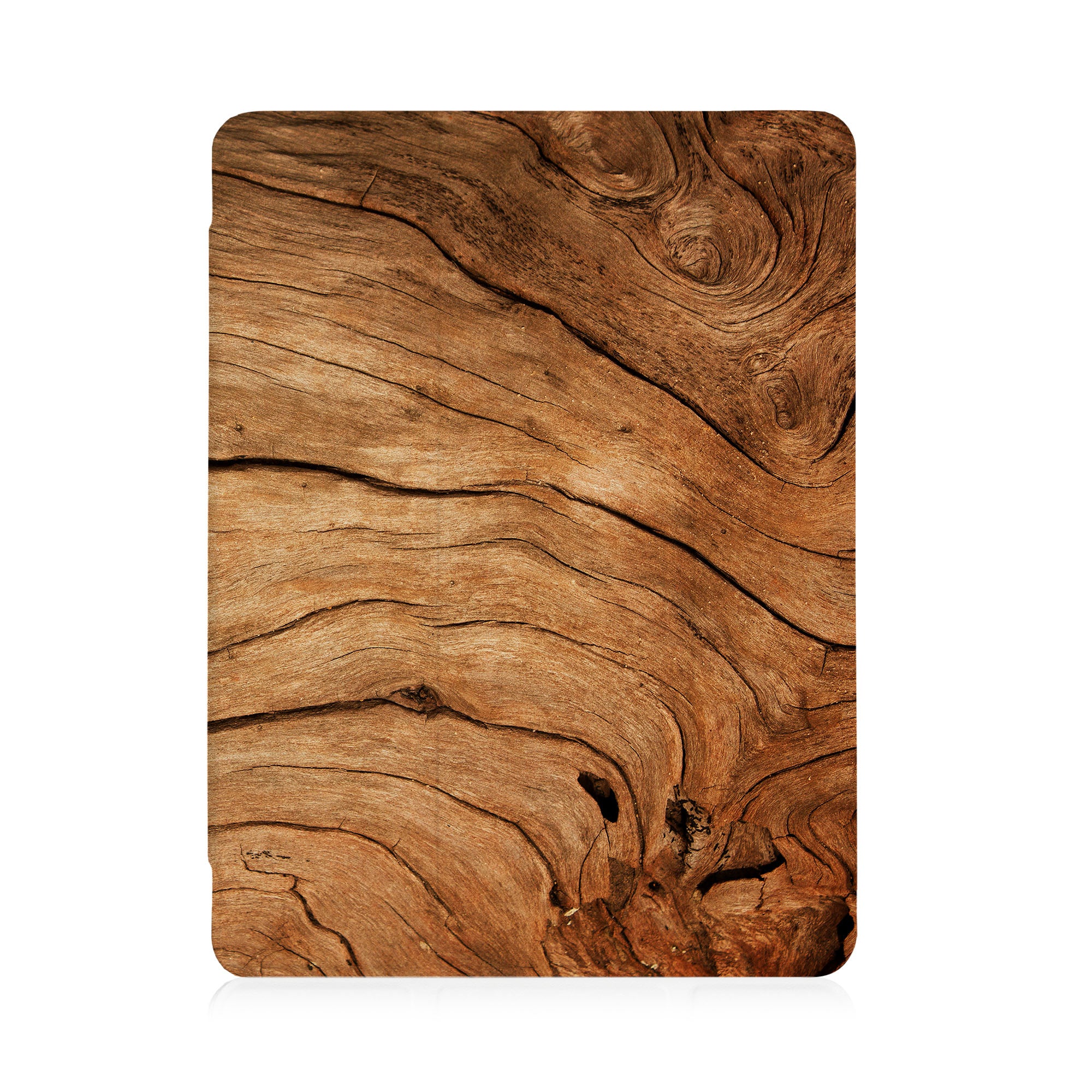 Premium Wooden iPad See-Through Case - Slim Protective Cover for iPad Air/Pro with Clear Back Design | Perfect for Home, Office & Travel Use