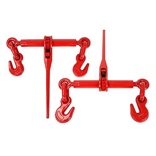 Heavy Duty Ratchet Lever Load Binder with Grab Hooks 3/8