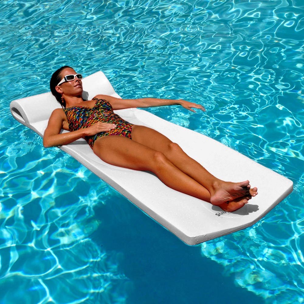 Premium XX-Large White Foam Pool Float by Pool Mate - Perfect for Relaxing, Sunbathing & Pool Parties