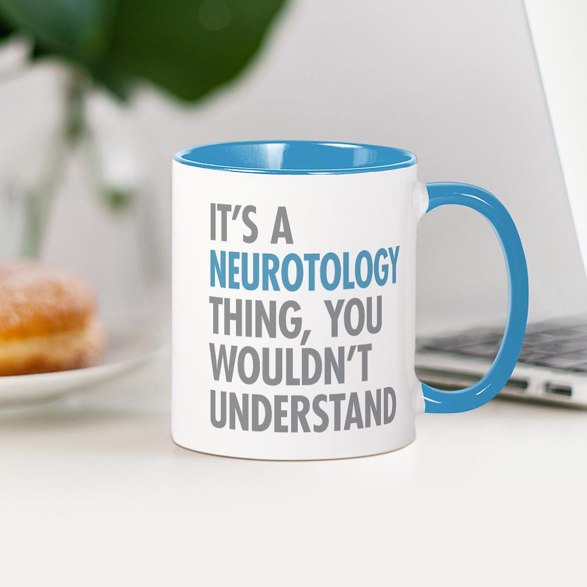 Neurotology Themed 11 oz (325 ml) Ceramic Coffee Mug - Perfect for Doctors, Nurses & Medical Students - Great Gift for Neurology Enthusiasts & Office Use