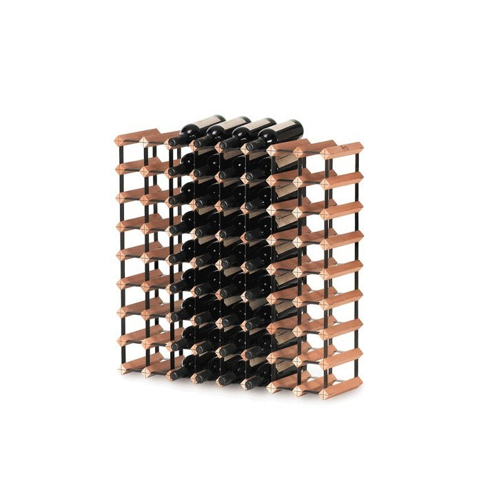 72 Bottle Wooden Wine Rack - Sturdy Freestanding Wine Storage for Kitchen, Dining Room or Cellar - Perfect for Home Bars and Wine Collections