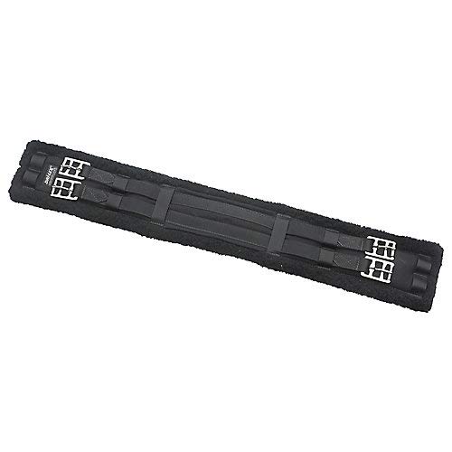 Ovation Dry-Tex Dressage Equalizer Girth for Horses - Breathable & Comfortable Black Equestrian Girth - Perfect for Training & Competition Riding