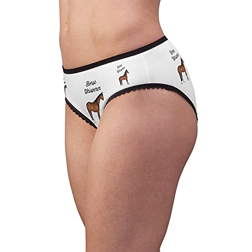 Horse Whisperer Women's Cotton Briefs - Funny Underwear for Equestrian Lovers - Comfortable & Breathable Panties for Riding, Gifts & Everyday Wear