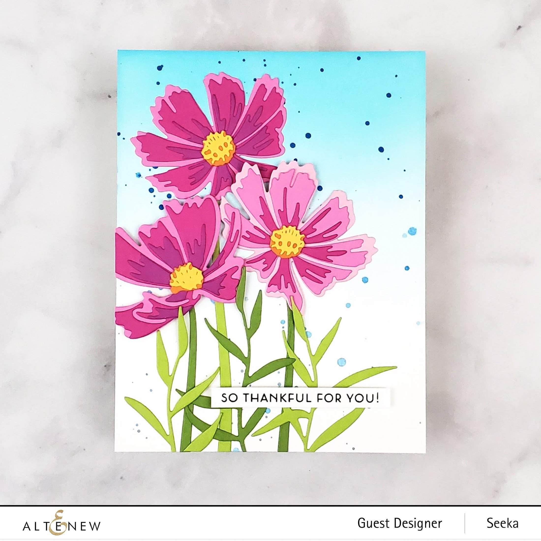 Craft A Flower: Cosmos Layering Die Set for DIY Scrapbooking, Card Making & Paper Crafts – Perfect for Handmade Greeting Cards, Wedding Invitations & Home Decor