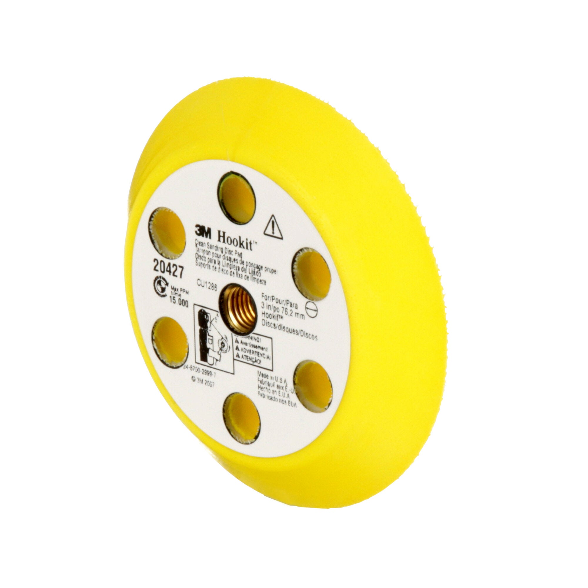 3M 20427 Clean Sanding Disc Pad Kit - 3 Inch Sanding Discs for Wood, Metal & Auto - Perfect for DIY Projects, Home Renovation & Professional Use