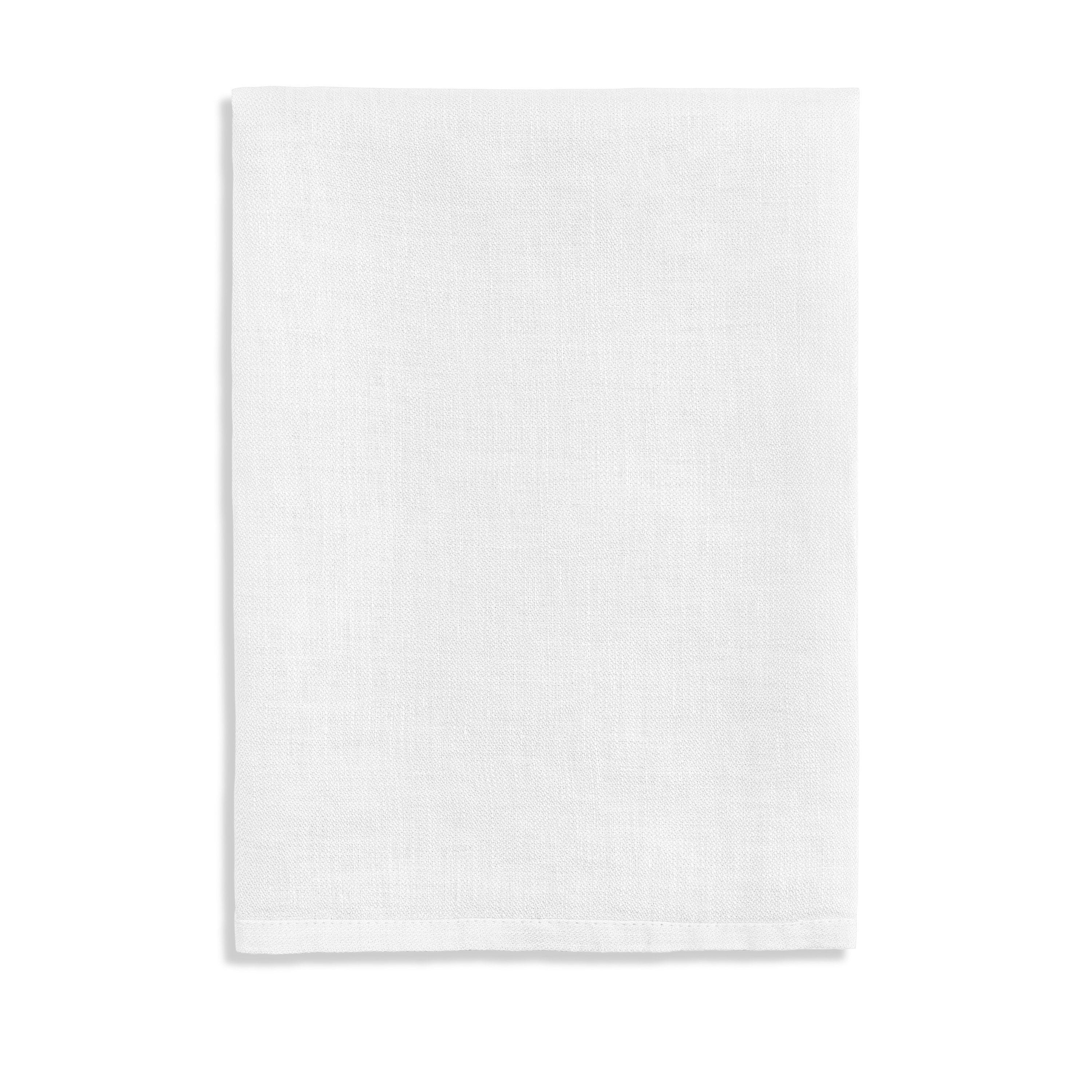 Premium White Linen Sateen Napkins Set of 4 - Soft & Luxurious Dinner Napkins for Formal Dining, Wedding, and Holiday Table Settings