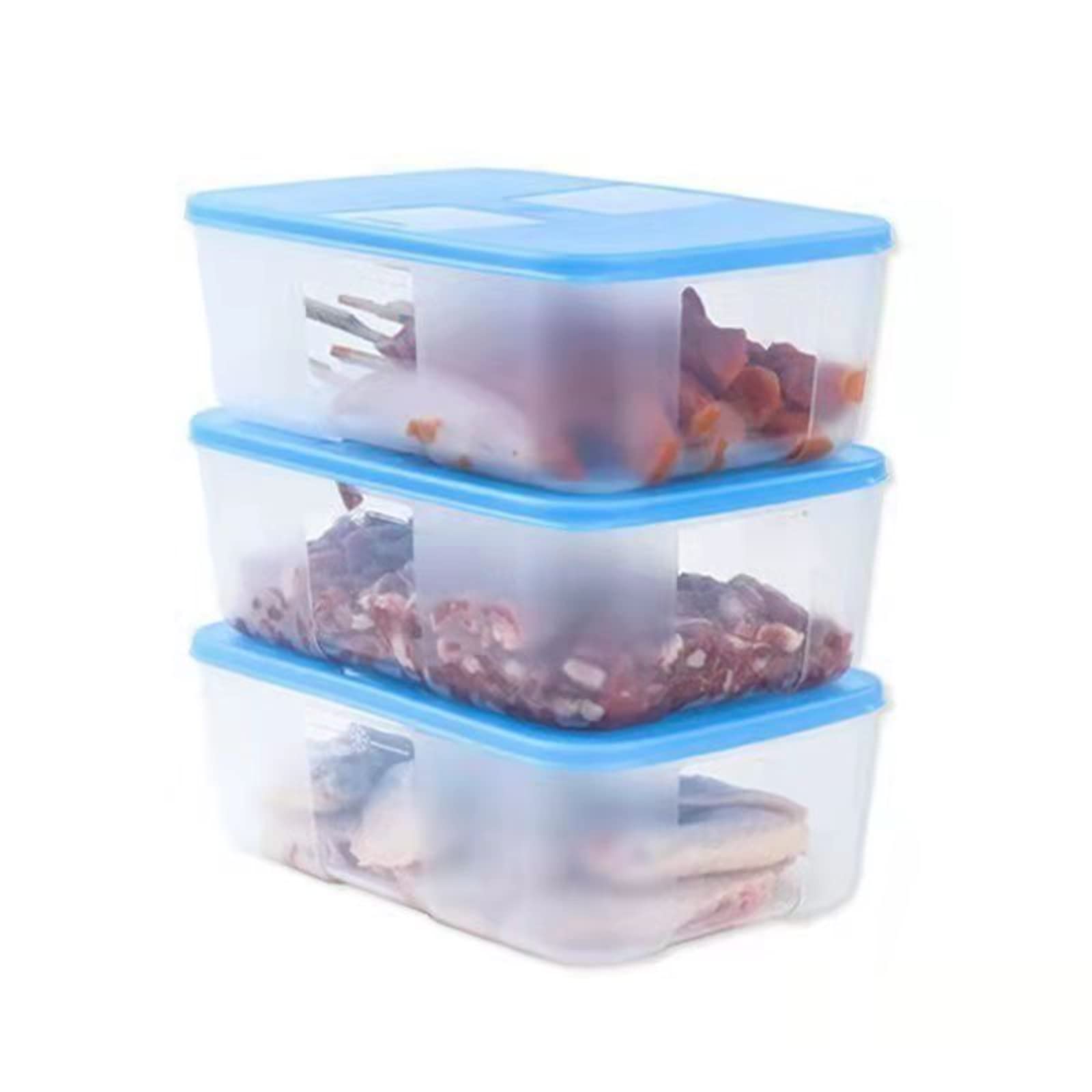 57.5 oz (1700ml) Airtight Bacon Keeper & Deli Meat Saver - BPA-Free Plastic Food Storage Container with Lid for Refrigerator, Lunch Box, Meal Prep - Perfect for Cold Cuts, Cheese, Cookies & Holiday Food Storage