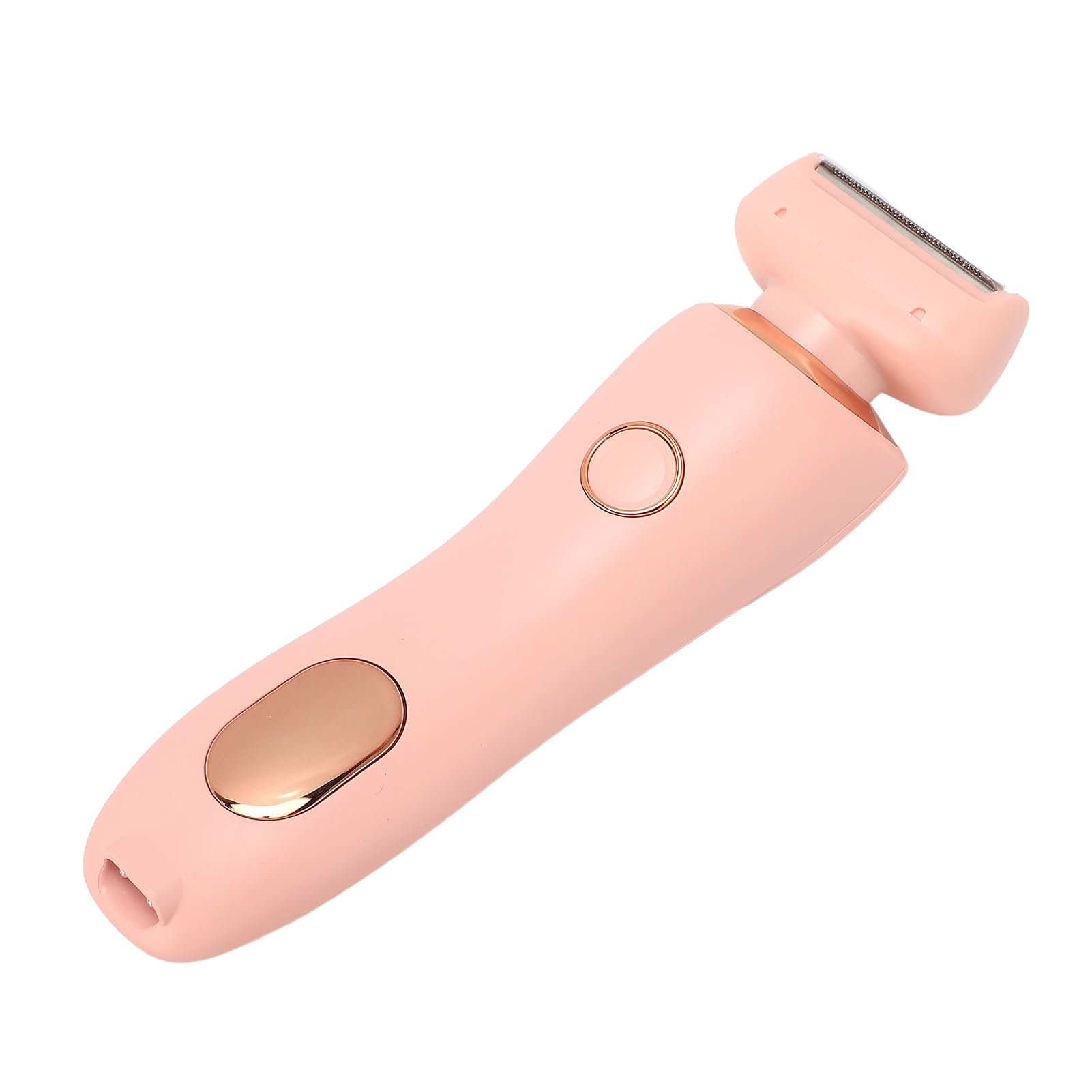 Electric Hair Removal Device for Women - 2 in 1 Rechargeable Epilator with Interchangeable Heads, Painless Hair Remover for Face & Body - Perfect for Pregnancy Care & Smooth Skin (Pink) | At-Home Hair Removal & Beauty Routine