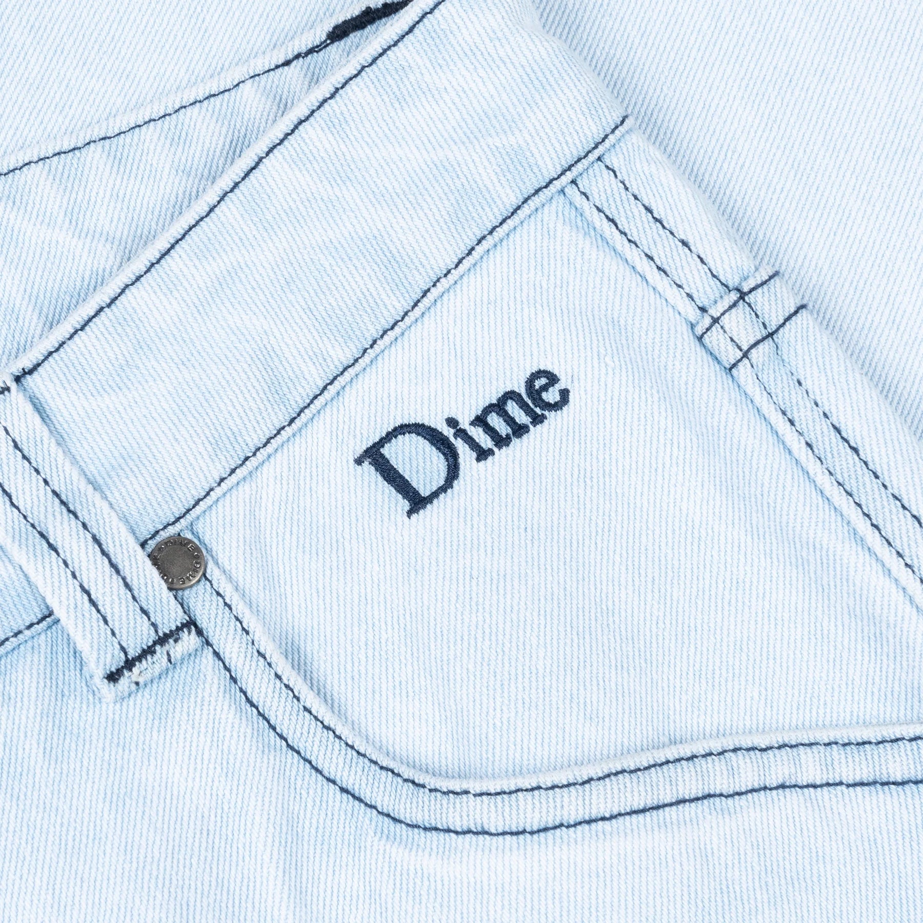 Classic Relaxed Fit Denim Pants for Men & Women - Faded Blue Vintage Jeans | Comfortable Casual Wear for Everyday Outfits & Weekend Style