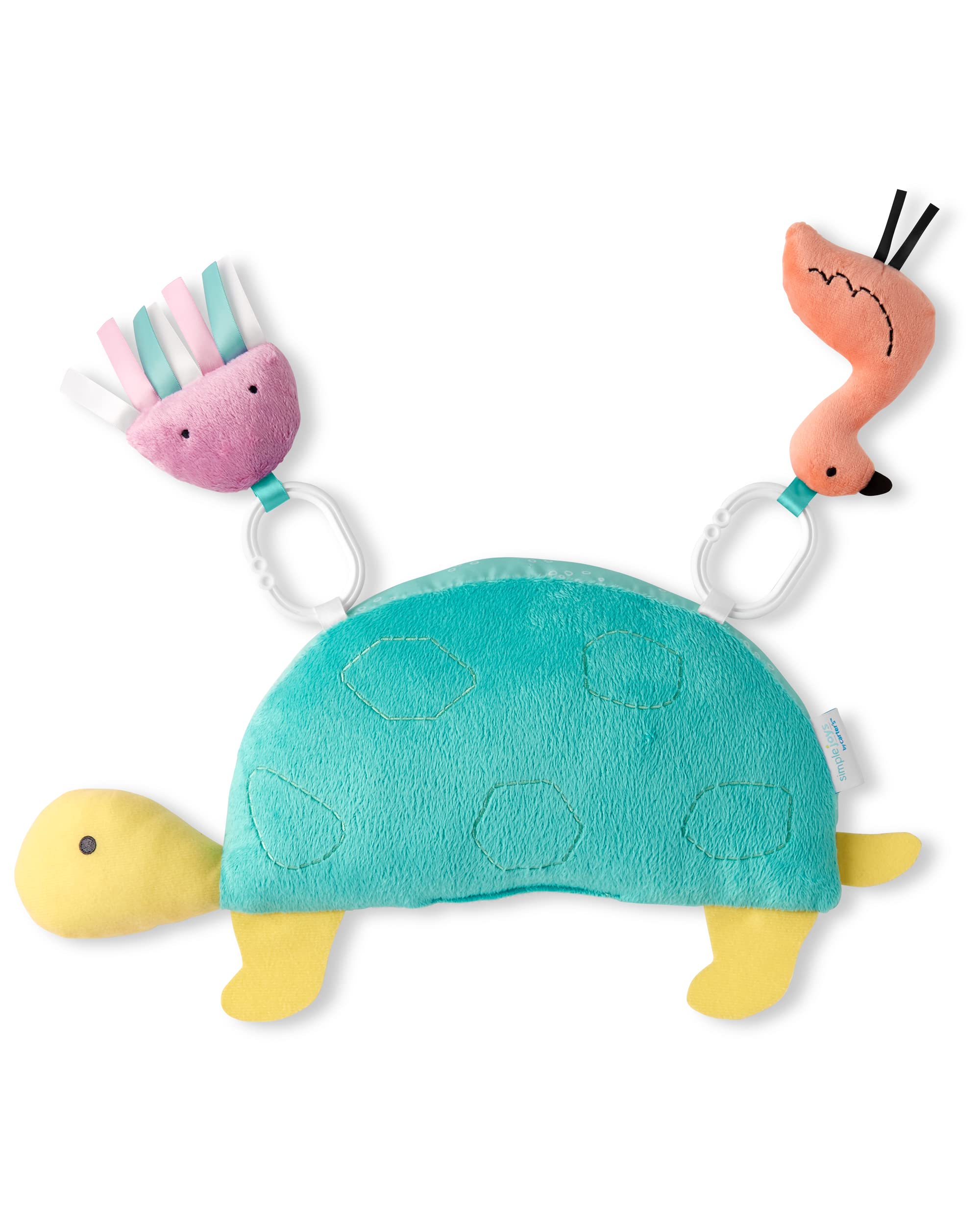 Carter's Simple Joys by The Sea Baby Play Gym - Soft Infant Activity Mat with Hanging Toys for Tummy Time & Early Development - Perfect Nursery Gift for Newborns & Toddlers (Blue Ocean Theme)