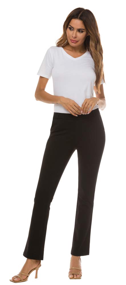 Women's Stretch Bootcut Dress Pants - Comfortable Office & Travel Wear