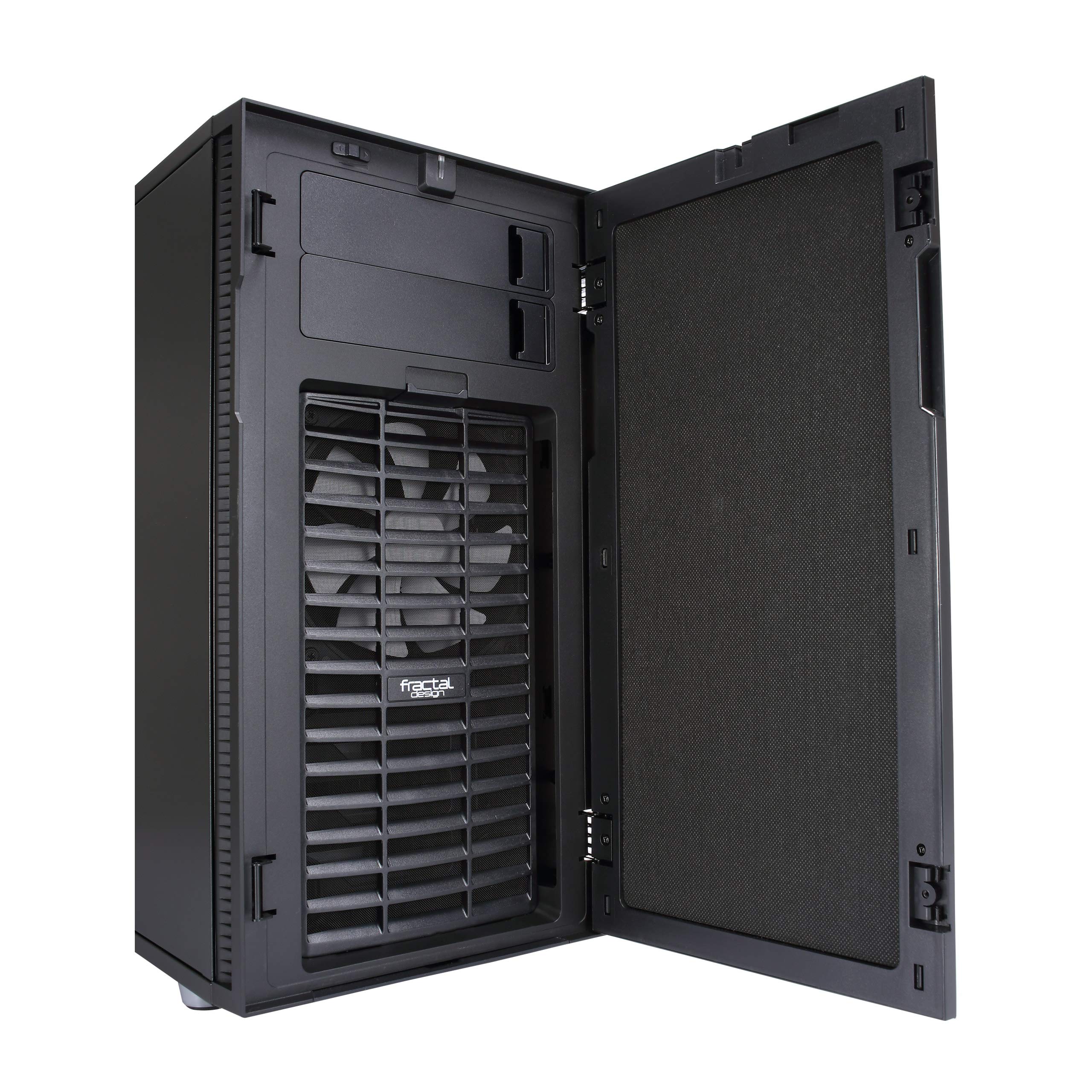 Fractal Design Define R5 Mid Tower ATX Computer Case - High Airflow & Silent PC Case with 2X Dynamic GP-14 140mm Fans Included - Water Cooling Ready - Black - Perfect for Gaming PCs, Workstations & Home Office Setups