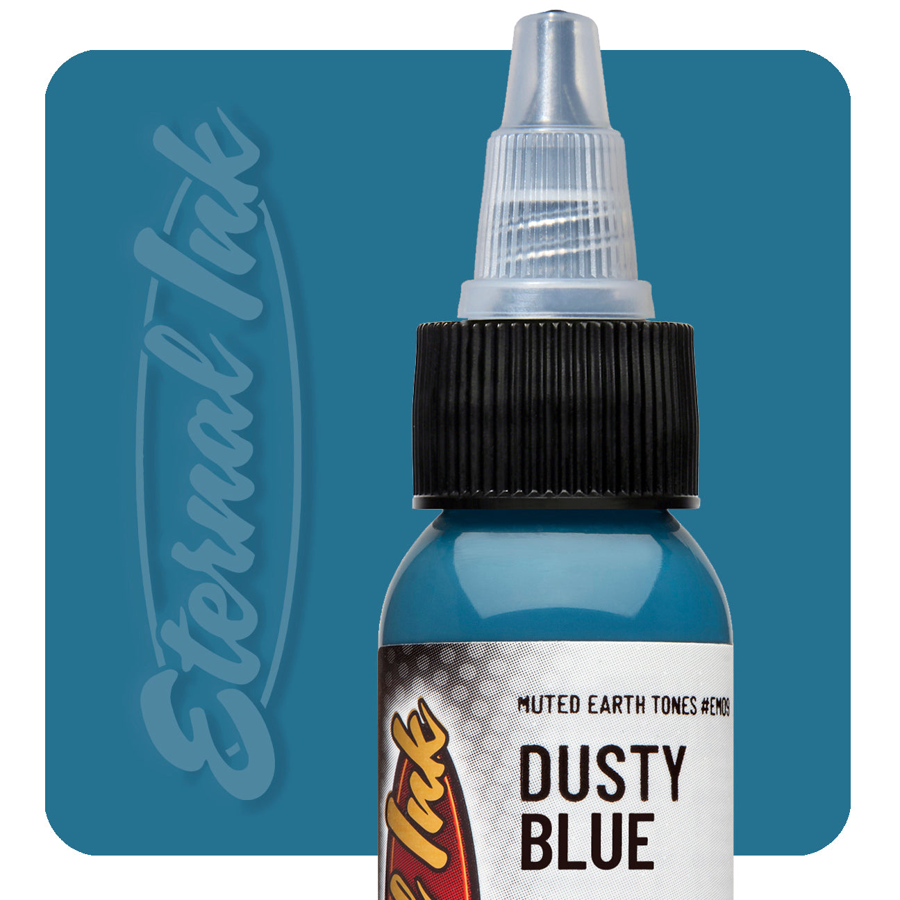 Eternal Muted Earth Tones Dusty Blue Ink - Premium Watercolor Paint for Artists & Calligraphy - Perfect for Nature-Inspired Art, Wedding Invitations & Scrapbooking