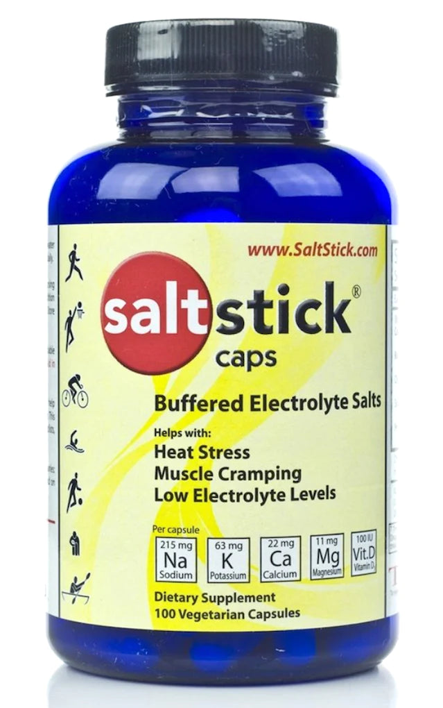 Salt Stick Electrolyte Replacement Capsules - 100 Count | Fast-Acting Hydration for Athletes, Runners & Outdoor Activities