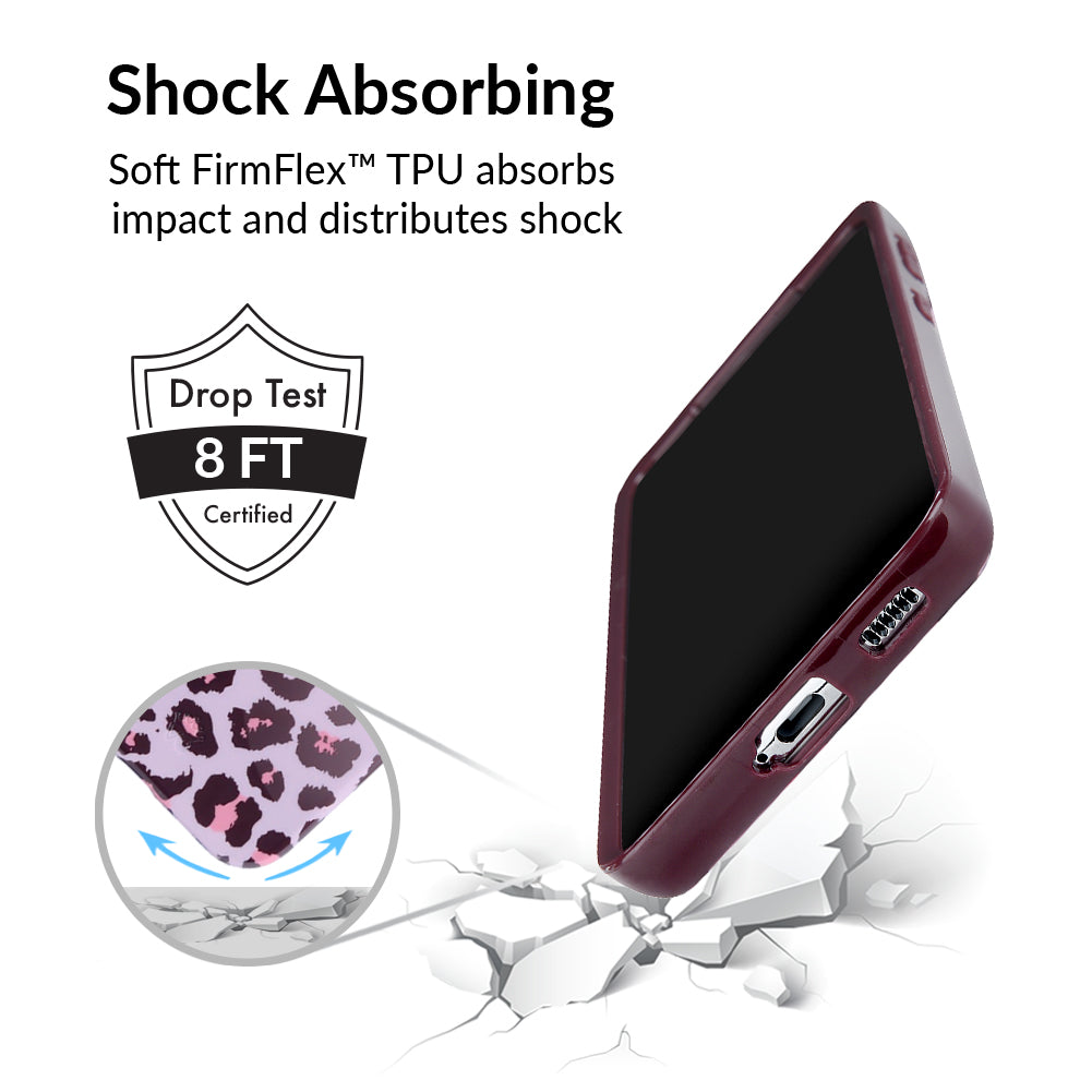 Stylish Pink Leopard Print Samsung Phone Case - Durable Protective Cover for Galaxy S21/S20/Note 20 - Perfect for Women, Girls & Fashion Lovers (Office, School, Travel, Everyday Use)
