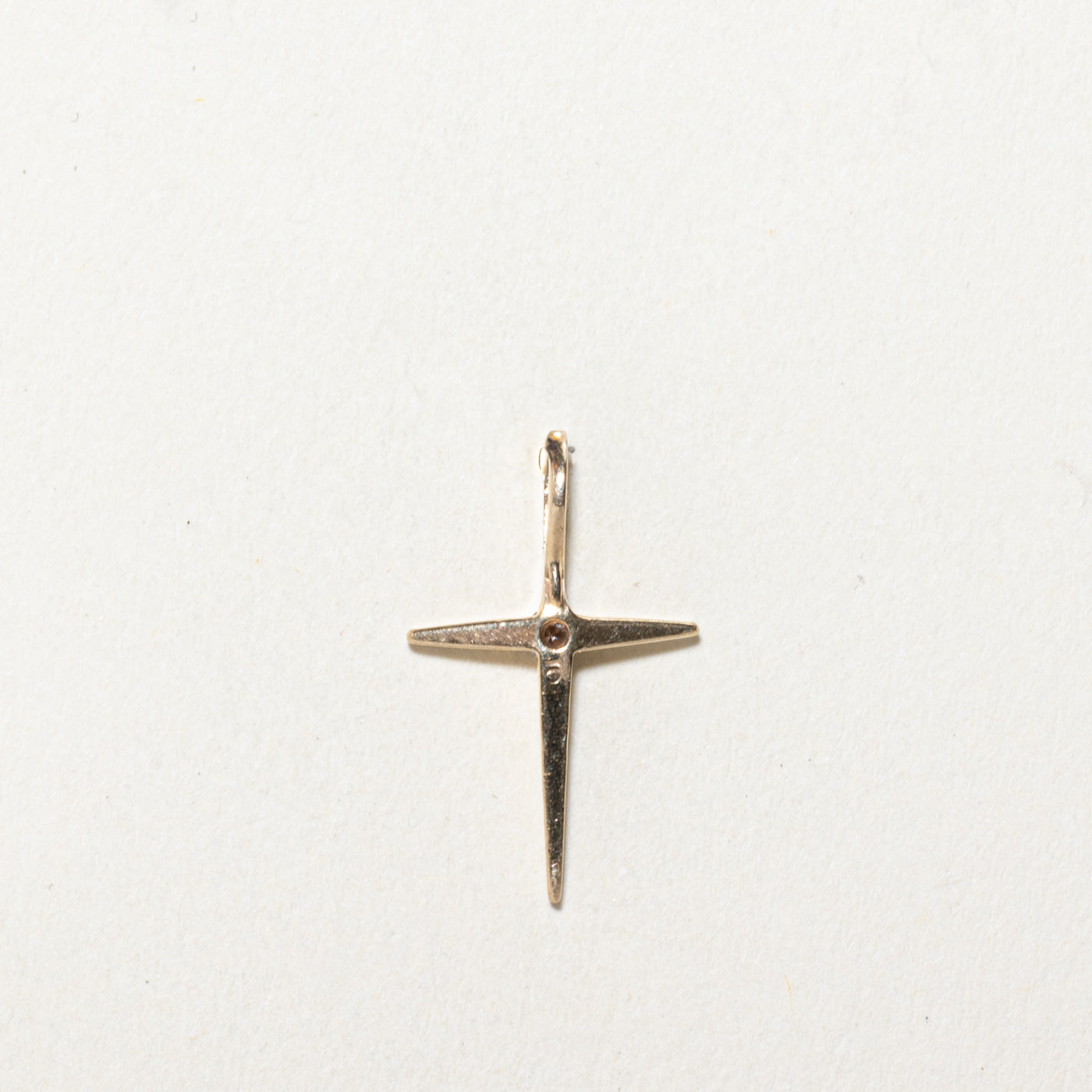 0.04ct Diamond Cross Pendant Necklace for Women - Elegant 14K Gold Religious Jewelry Gift for Baptism, Confirmation & Everyday Wear