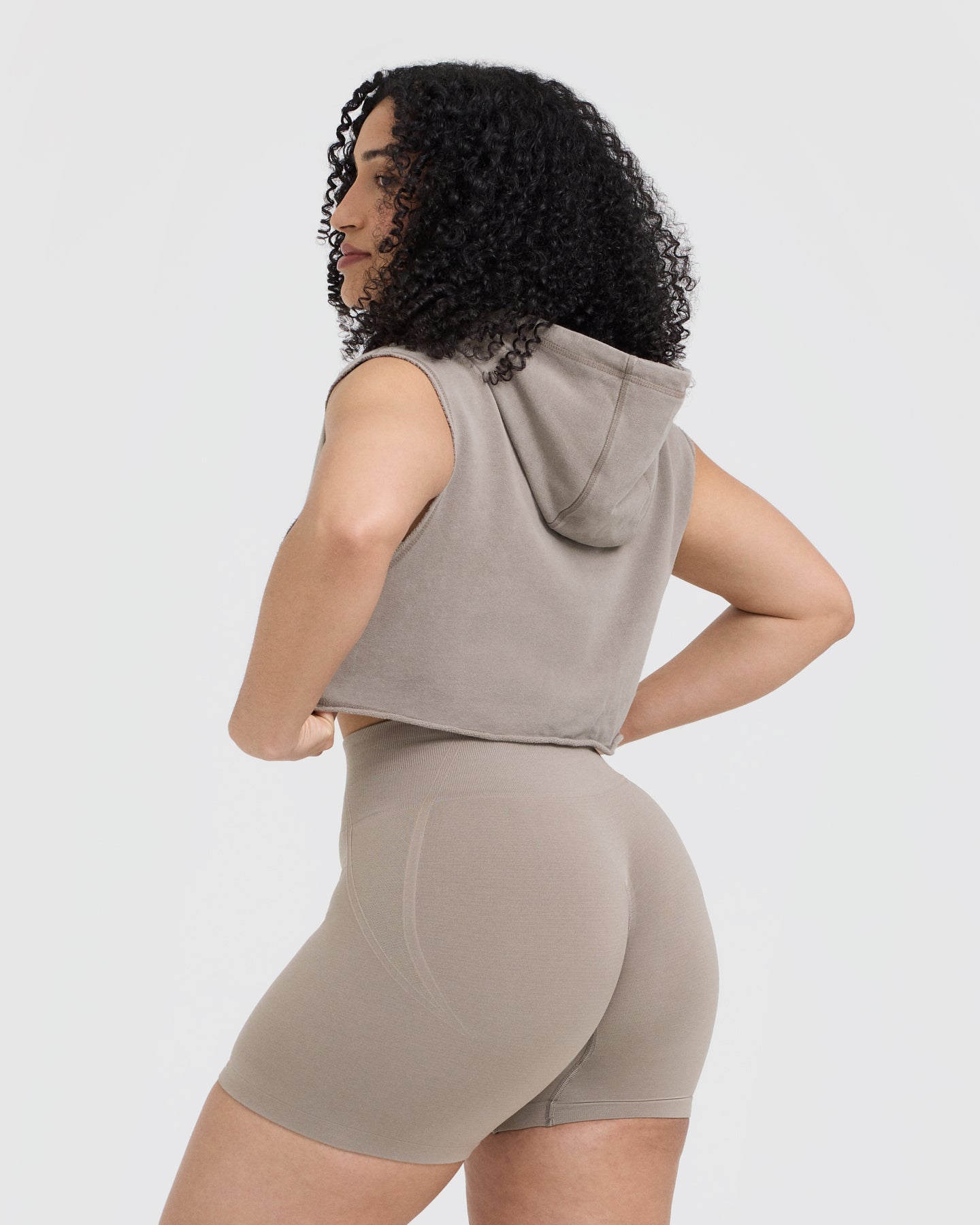 Raw Lounge Sleeveless Crop Hoodie for Women - Soft Minky Fabric Pullover | Perfect for Yoga, Gym & Casual Wear