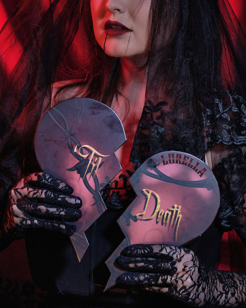 Til Death Eyeshadow Palette - 18 Highly Pigmented Matte & Shimmer Shades | Vegan & Cruelty-Free Makeup | Perfect for Halloween, Gothic & Dark Makeup Looks
