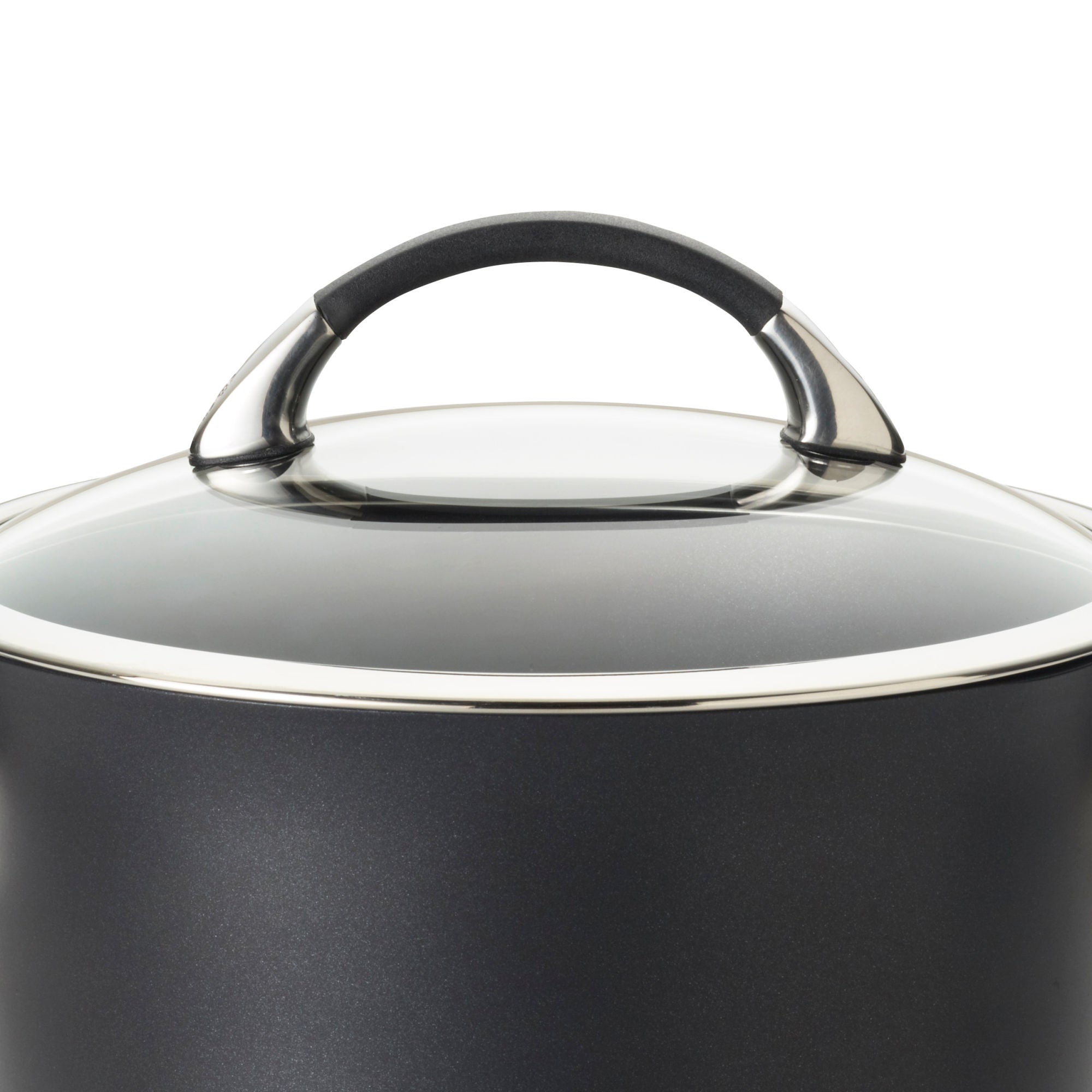 3.5 Quart Nonstick Straining Saucepan with Lid - Pasta & Soup Pot for Easy Cooking & Draining - Perfect for Pasta, Soups, and Stews - Ideal for Home Kitchen & Camping