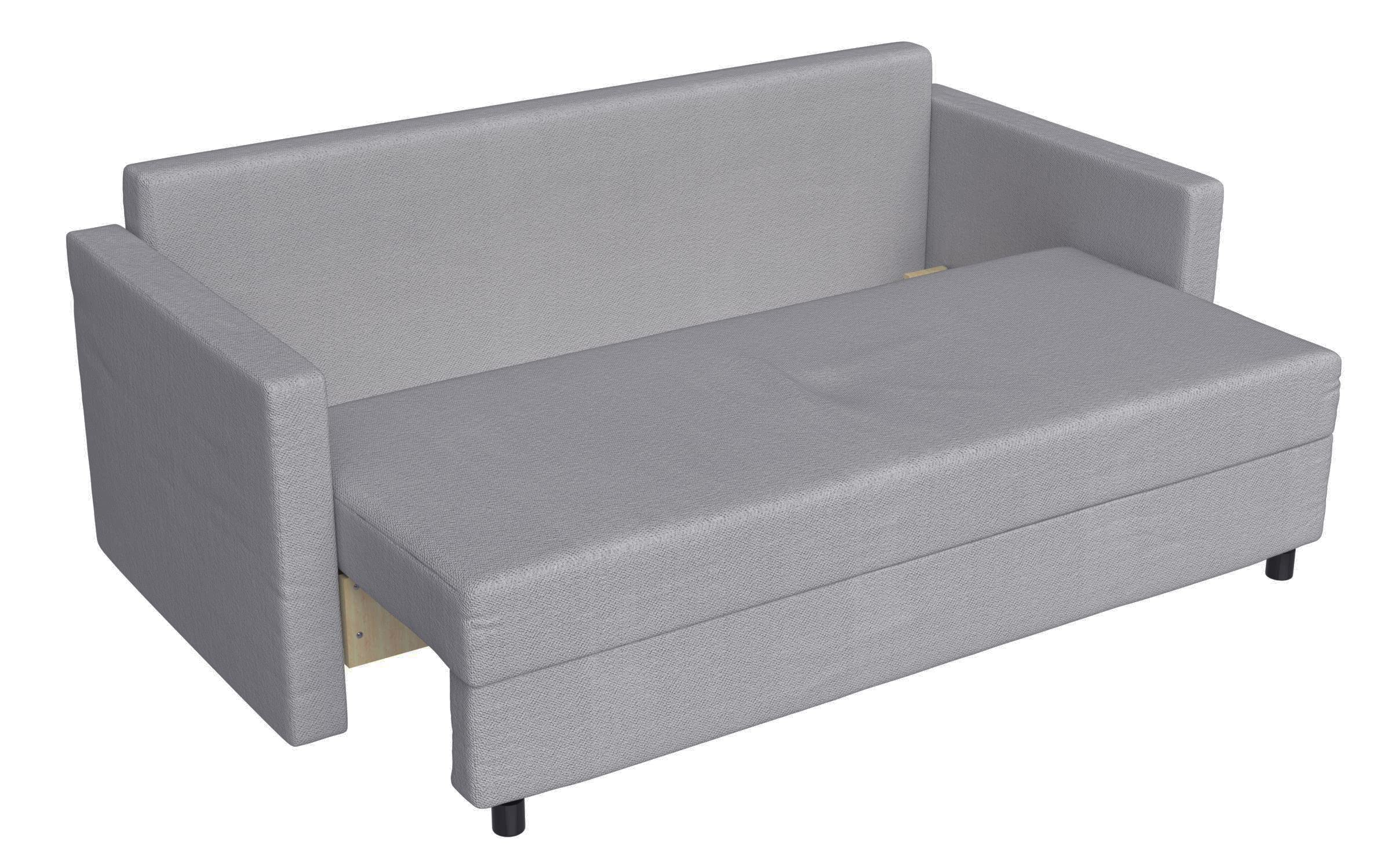 Custom Made Cotton Friheten Sleeper Sofa Cover Replacement for IKEA Friheten 3-Seat Sofa Bed Slipcover - Light Gray | Perfect for Living Room, Guest Room & Home Office Protection