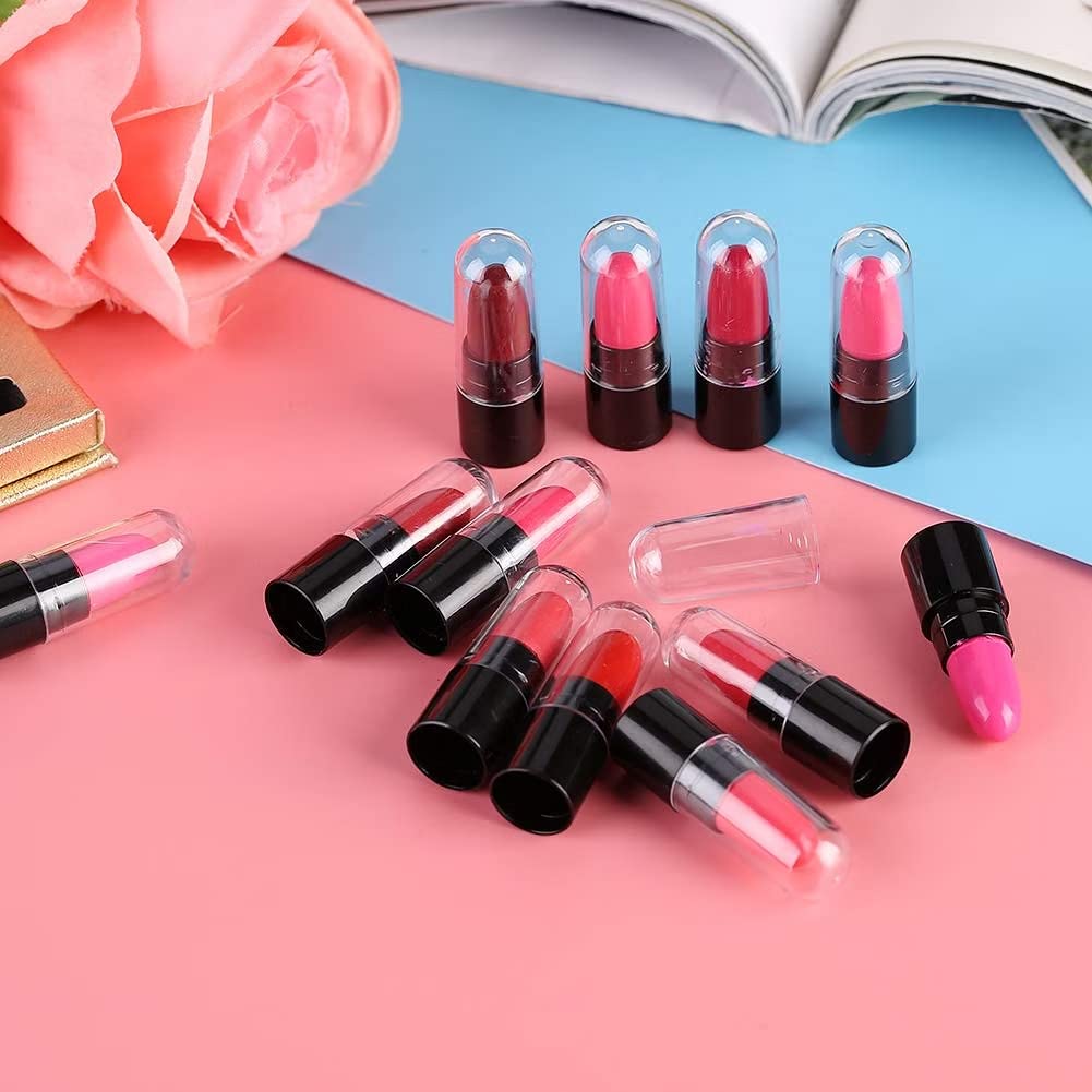 Matte Lipstick Set - 12 Long Lasting Waterproof Mini Matte Lipsticks for Women | Perfect for Everyday Wear, Parties & Gifting | Lipstick Sampler Set in Capsule Pill Design