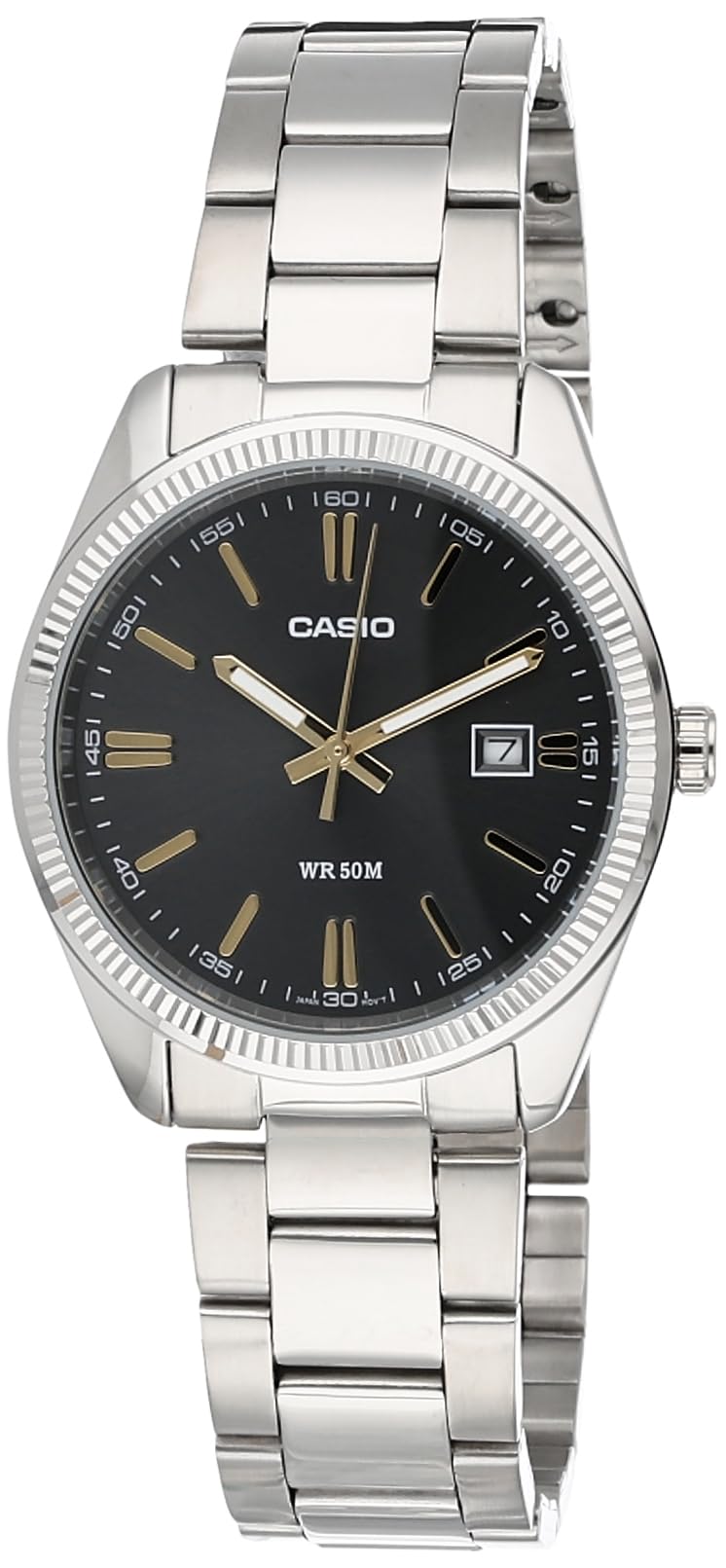 Casio Quartz Watch for Men - Waterproof, Stainless Steel, Digital Display - Perfect for Everyday Wear, Sports & Outdoor Activities