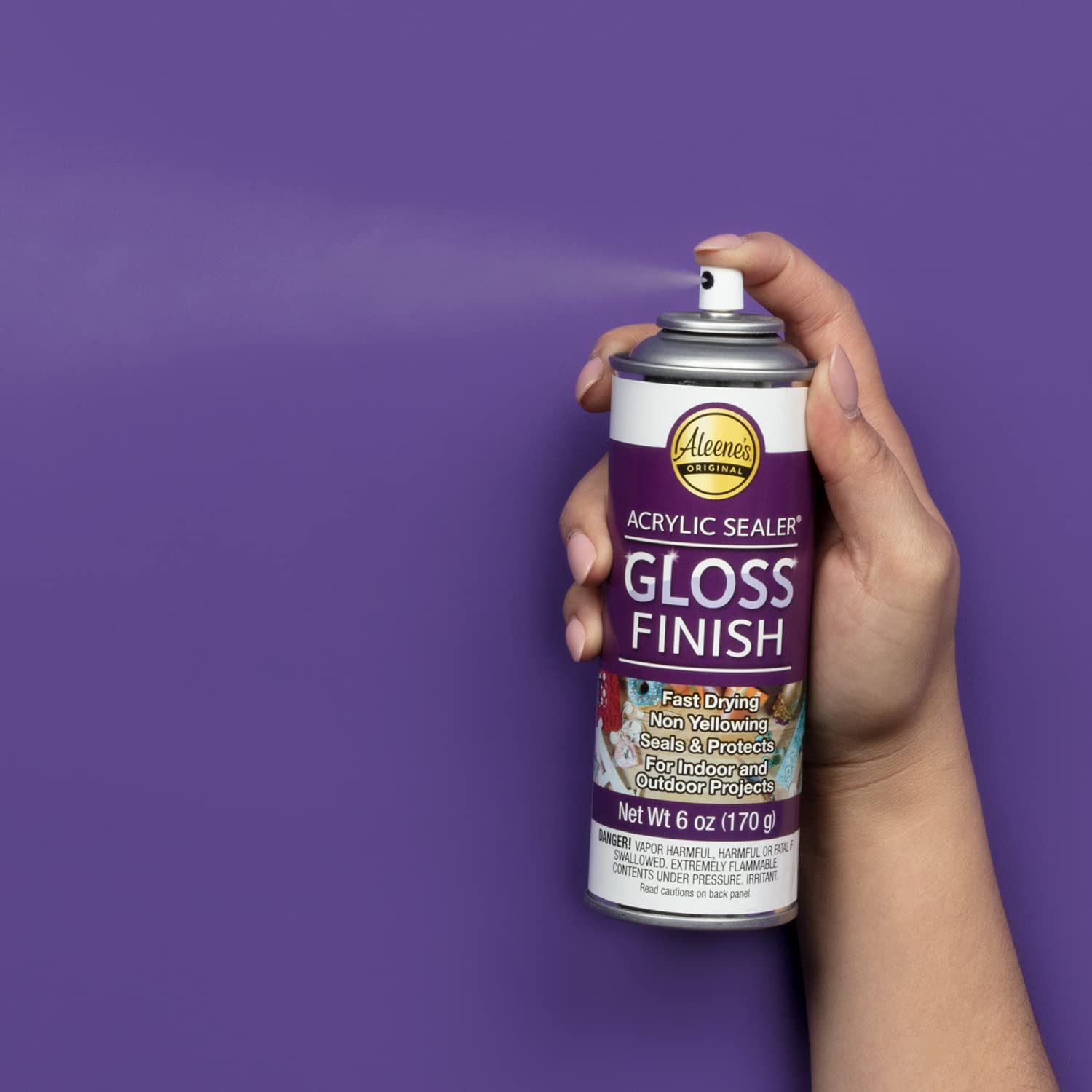 Best Aleene's Spray 6 oz. 3 Pack Clear Gloss Acrylic Sealer for Crafts, DIY Projects & Home Decor - Waterproof Protective Coating for Wood, Fabric & Paper