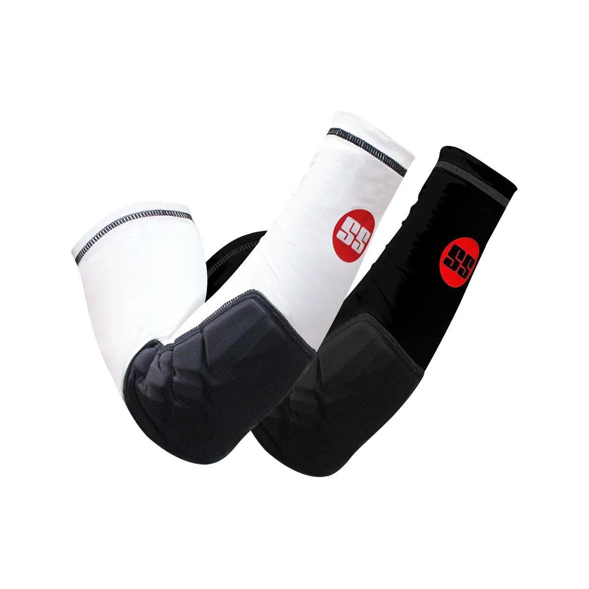 SS Super Elbow Sleeve Embossed Compression Support for Adults - 1 Pair - Perfect for Arthritis Pain Relief, Workout Recovery & Sports Protection