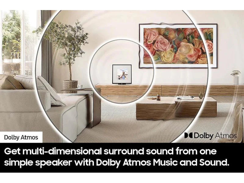 Samsung Music Frame Speaker - Wireless Bluetooth Speaker with Premium Sound, Wall-Mountable Design for Home & Office Decor | Perfect for Living Rooms, Bedrooms & Workspaces