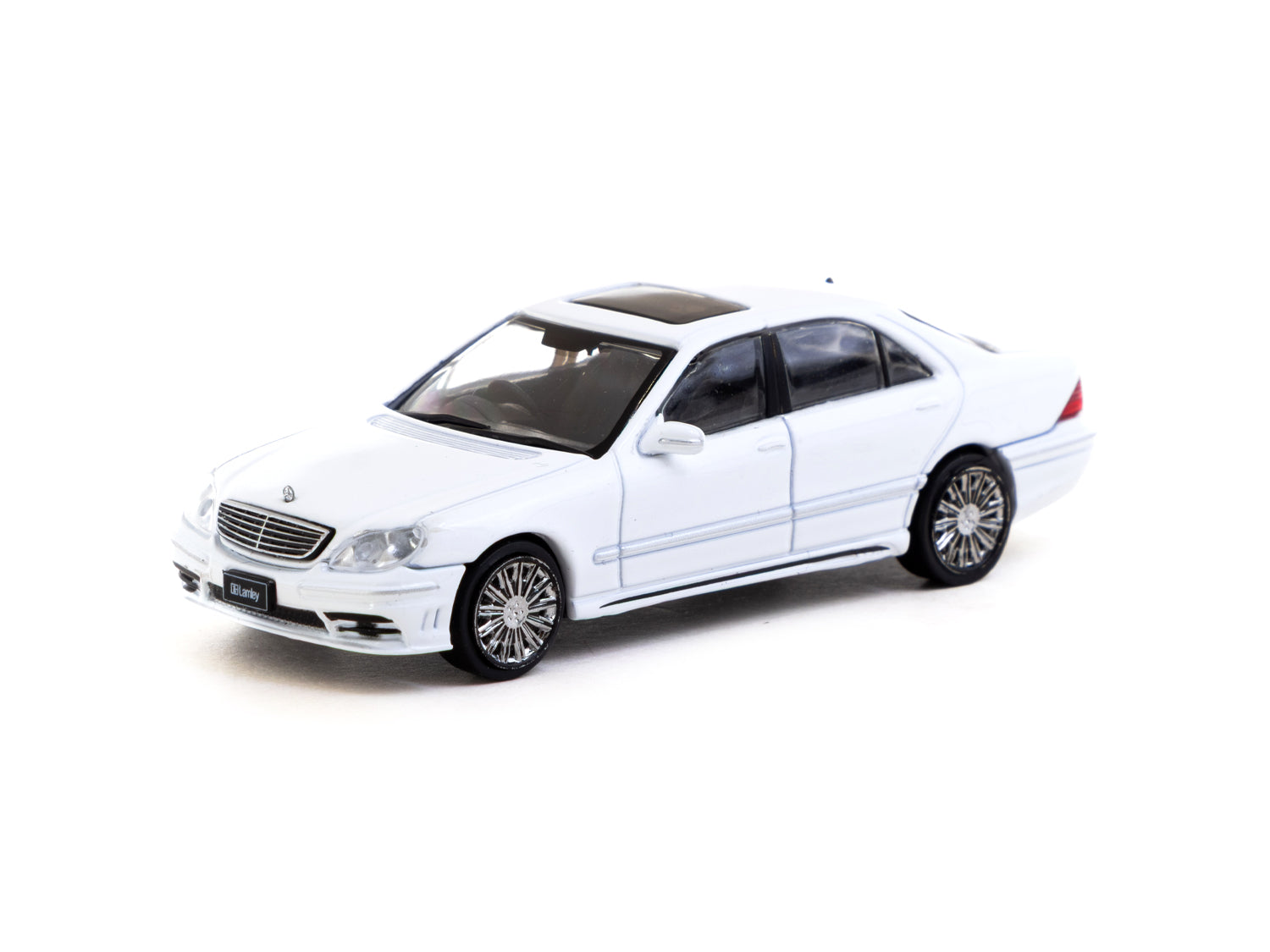 Tarmac Works 1/64 Mercedes Benz S Class Wald Alabaster White Lamley Special Edition Diecast Model Car - Perfect for Collectors & Display | GLOBAL64