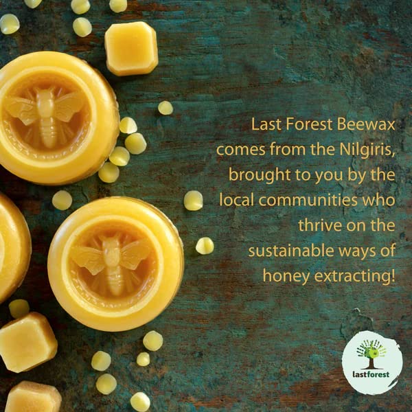 Last Forest Beeswax Soap (100g) - Natural Handmade Herbal Soap with Charcoal for Glowing Skin | Moisturizing & Nourishing Bath Bar for Men & Women | Perfect for Daily Cleansing, Acne Treatment & Spa Relaxation