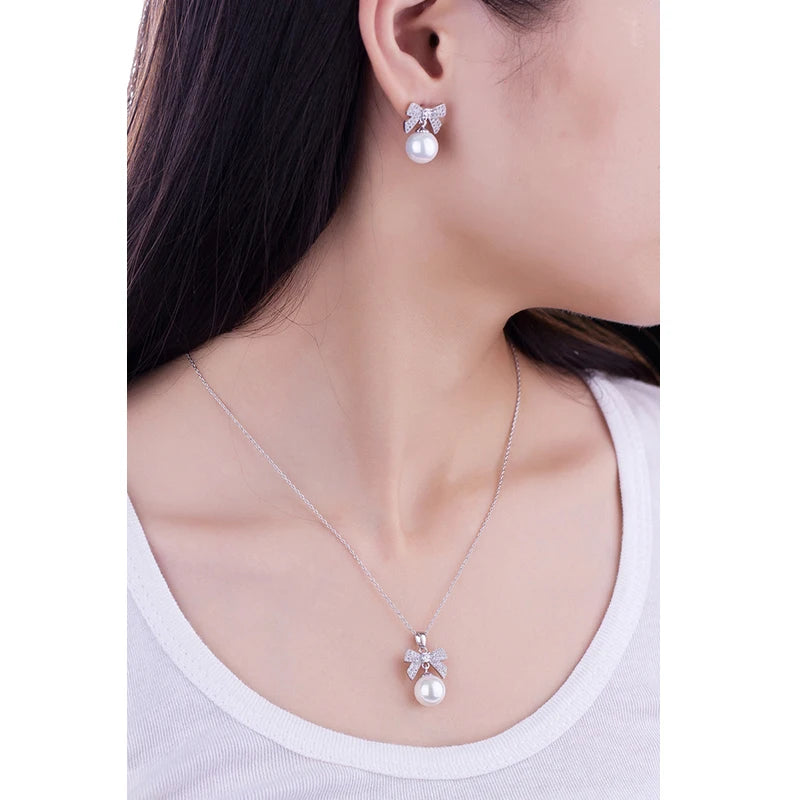 Best White Cubic Zirconia Jewelry Sets for Women & Girls - Elegant Necklace, Earrings & Bracelet Gift Set for Birthday, Anniversary & Special Occasions
