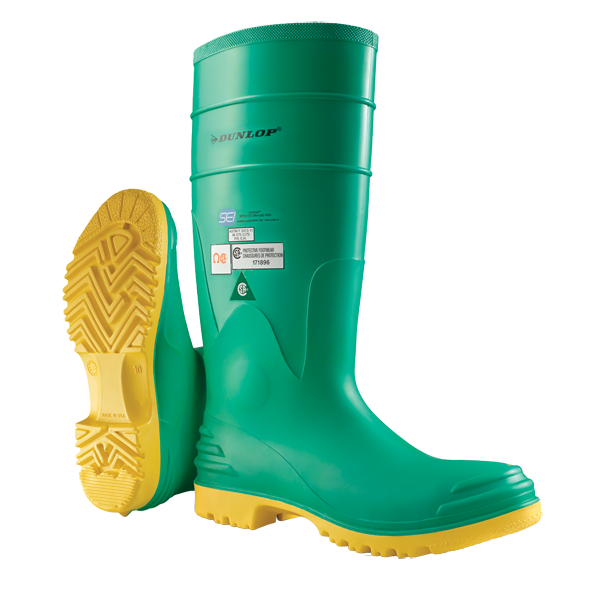 Dunlop 87012 Hazmax Steel Toe Knee Boot - Waterproof Work Boots for Men, Safety Toe Protection, Slip Resistant - Ideal for Construction, Industrial & Outdoor Work