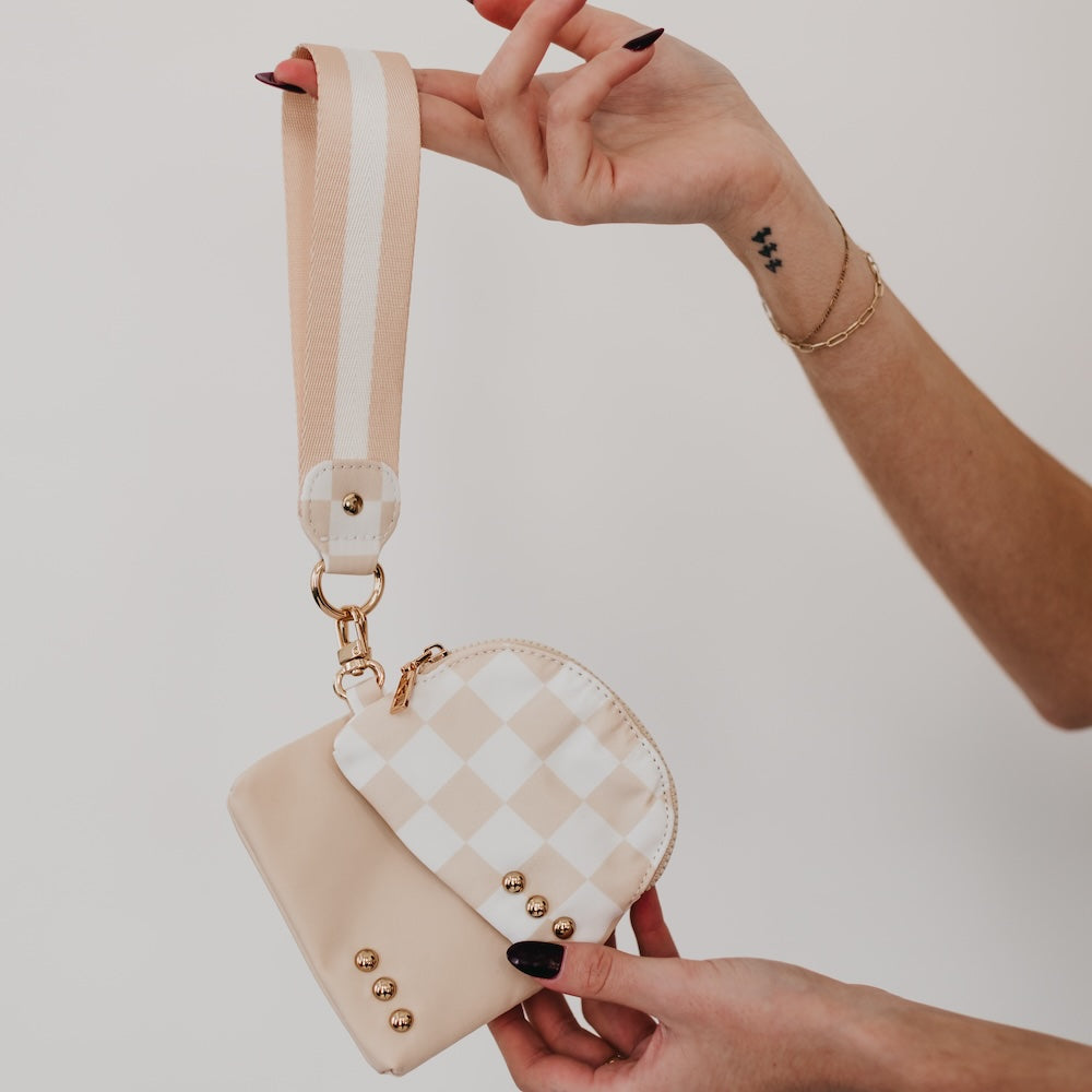 Dolly Dual Pouch Wristlet - Stylish Crossbody Phone Wallet for Women - Perfect for Travel, Shopping & Everyday Use