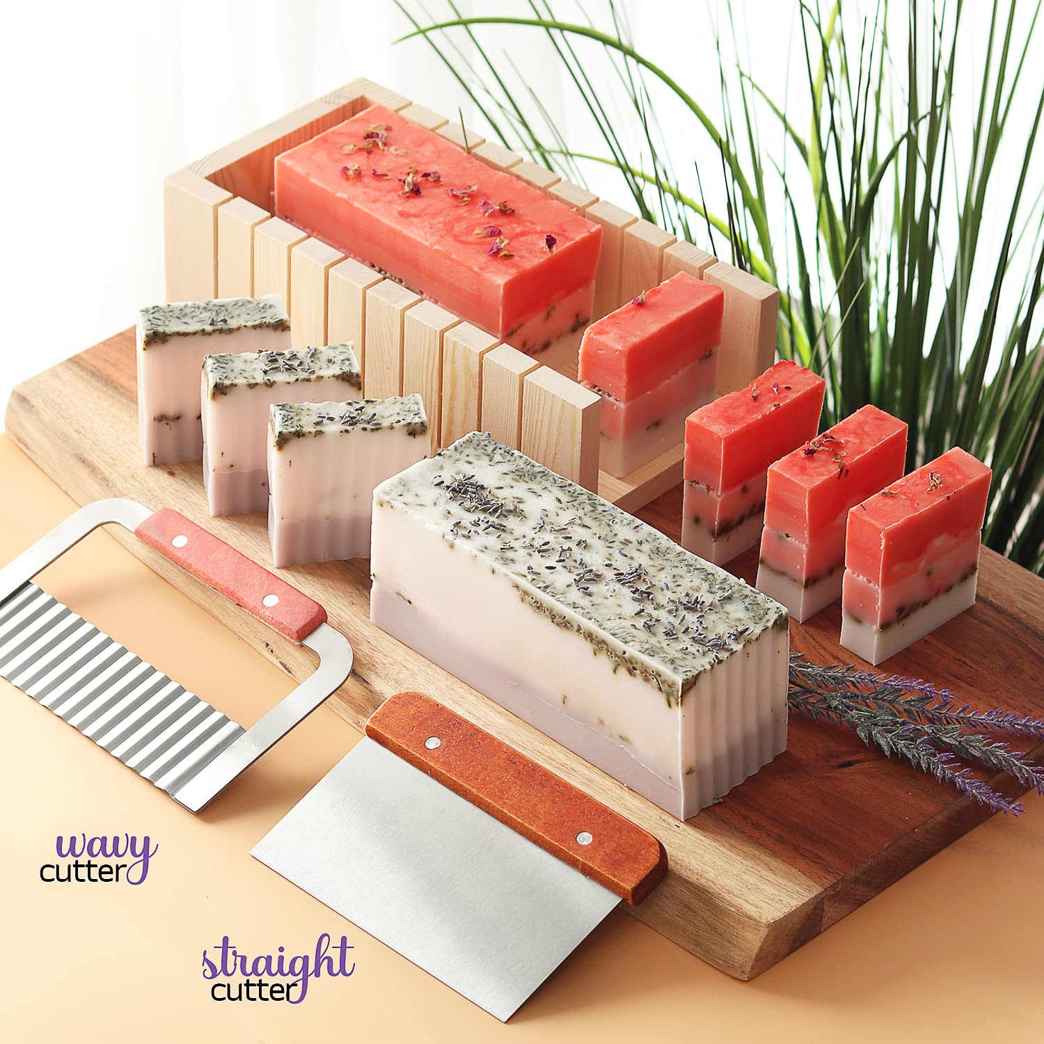 Premium Soap Making Kit for Adults & Kids - All-in-One DIY Soap Craft Supplies with Shea Butter Soap Base, Silicone Molds, Essential Oils, Soap Cutter - Perfect for Homemade Gifts, Birthday Parties & Spa Day Activities