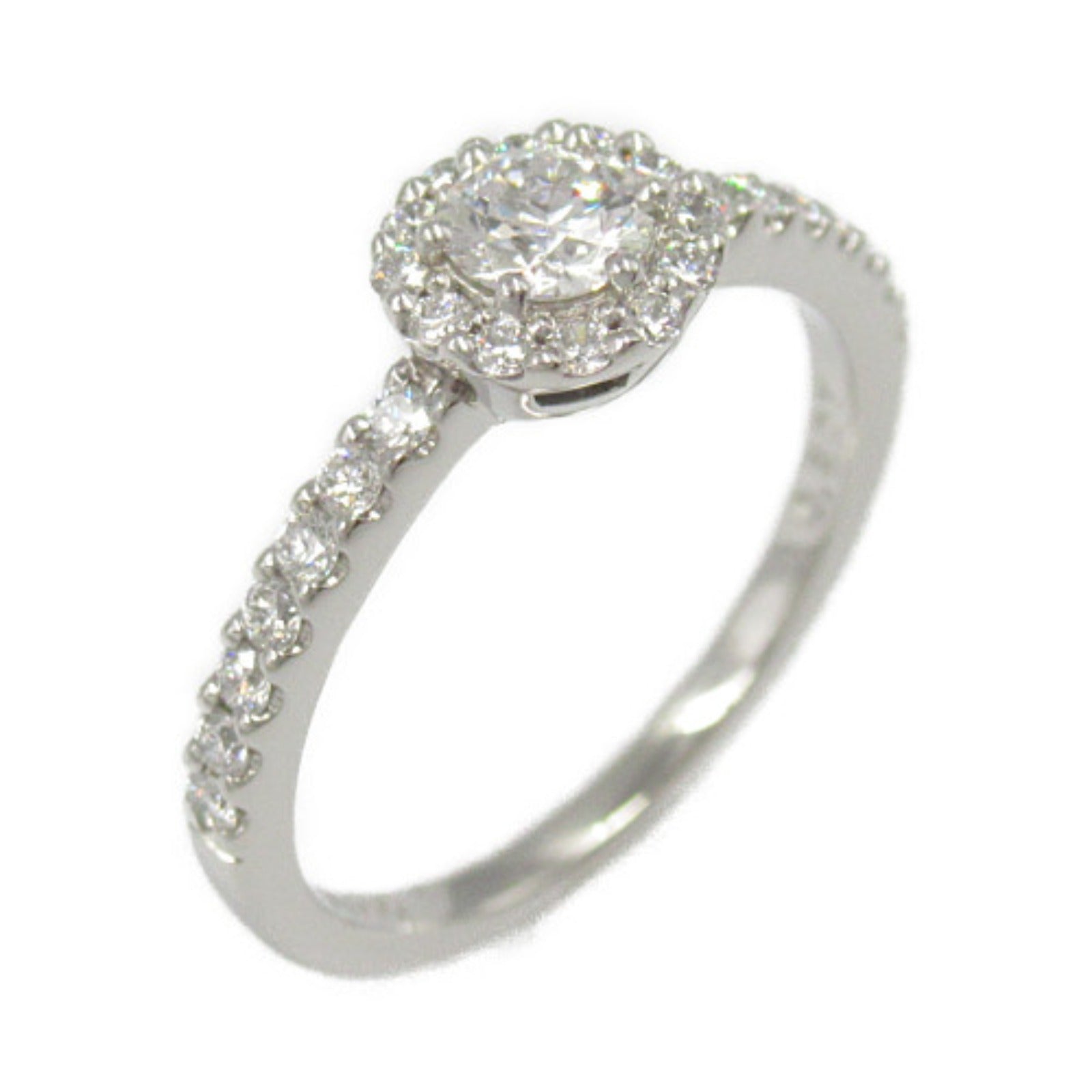 4℃ Diamond Ring Pt950 Platinum Jewelry for Women - Elegant Wedding Engagement Gift & Anniversary Present