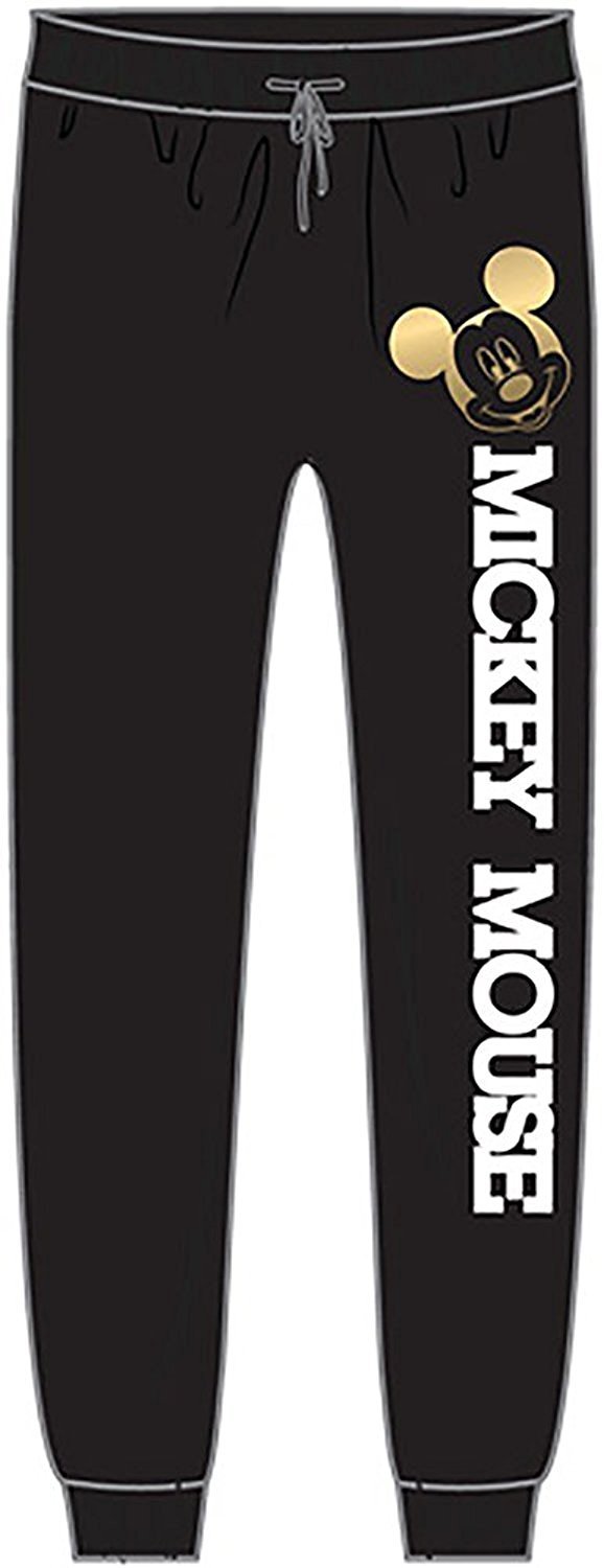 Disney Mickey Mouse Junior Varsity Terry Cloth Sweatpants - Black & White Pajama Pants for Boys & Girls | Soft Sleepwear for Kids, Lounge Pants for Home & Travel