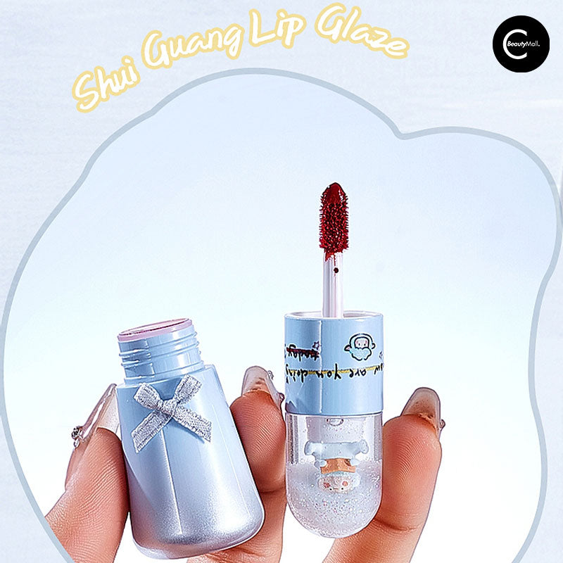 SANFU MYY Baudelaire Glossy Lip Tint - Hydrating Long Lasting Lip Stain with Moisturizing Formula, Perfect for Daily Wear, Date Night & Special Occasions