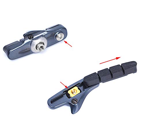 Premium RISK Titanium Alloy Screw & Bolt Set for Road Bike C Brake UT - Lightweight Durable Bicycle Brake Repair Kit for Cycling Maintenance & Upgrades