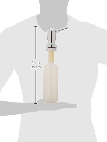Blanco 440050 Milano Chrome Soap Dispenser - Premium Kitchen Sink Accessory for Modern Homes | Perfect for Bathroom, Kitchen & Office Use