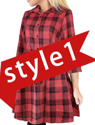 Red Black Stripes Plaid