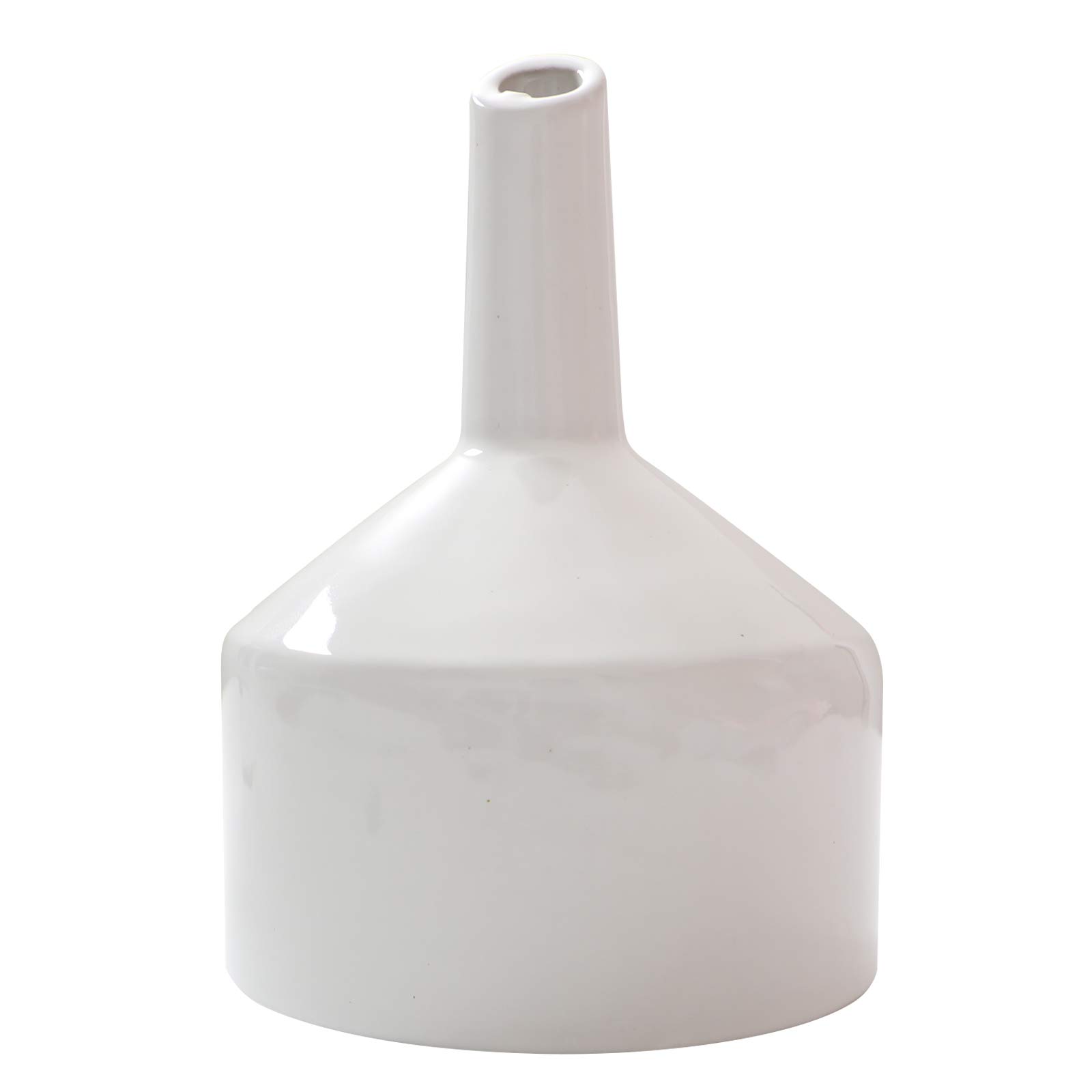 Premium Heavy Wall Ceramic Buchner Funnel - 200mm/7.87in Lab Filtration Equipment for Chemistry Experiments & Scientific Research