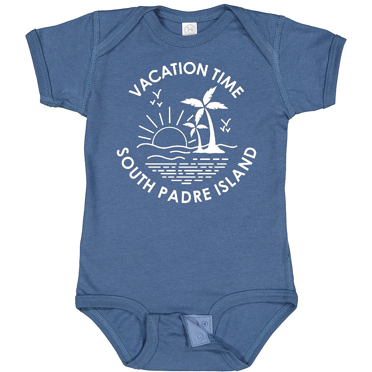 Inktastic Vacation Time in South Padre Island Baby Bodysuit - Cute Infant Onesie for Beach Trips & Family Vacations - Soft Cotton Baby Bodysuit for Boys & Girls - Perfect Gift for Newborns & Baby Showers