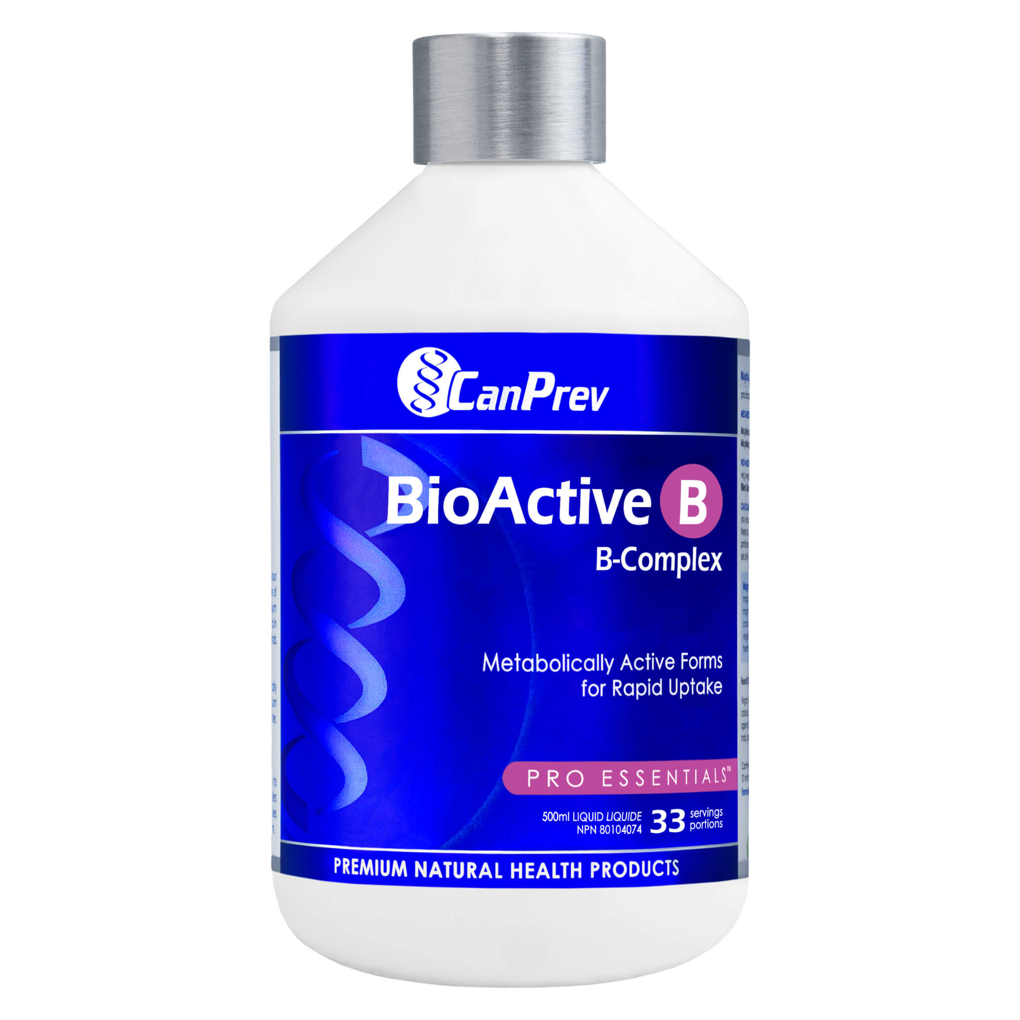 BioActive B Liquid 500ml - Premium Organic Vitamin B Supplement for Energy & Metabolism - Perfect for Daily Wellness & Fitness Routines