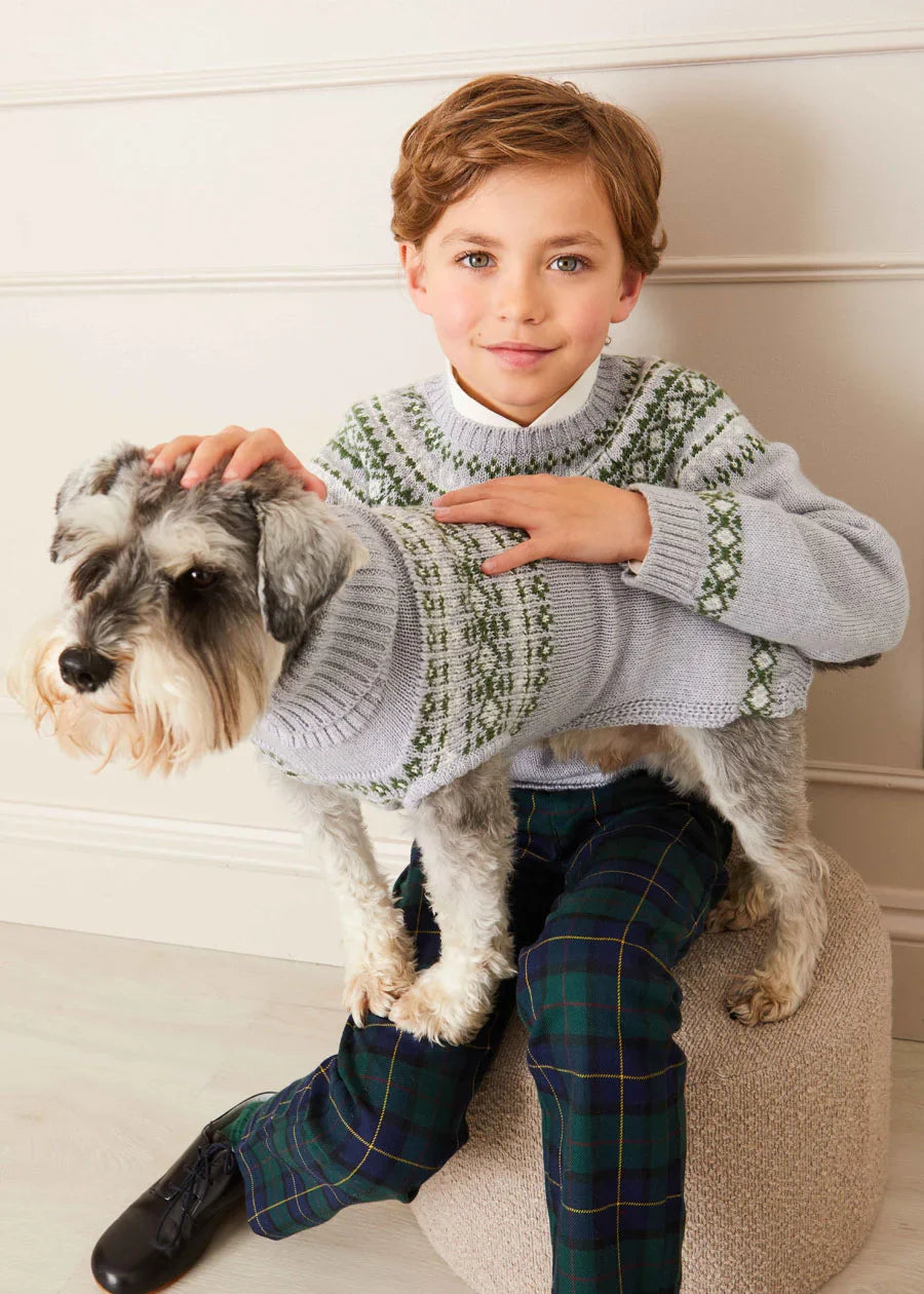 Windsor Tartan Suit for Boys | Classic Plaid Blazer & Pants Set | Formal & School Occasions