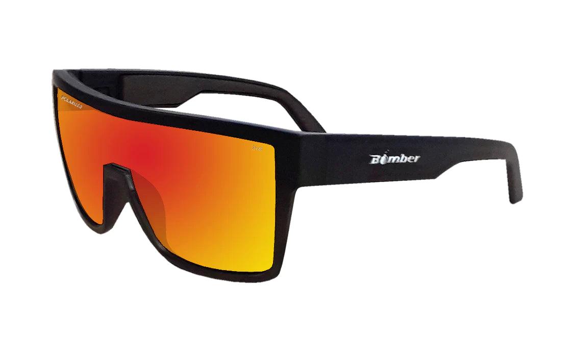 BUZZ Bomb Safety Red Mirror Crystal Z87 ANSI Certified Safety Glasses - Perfect for Construction, Woodworking & DIY Projects
