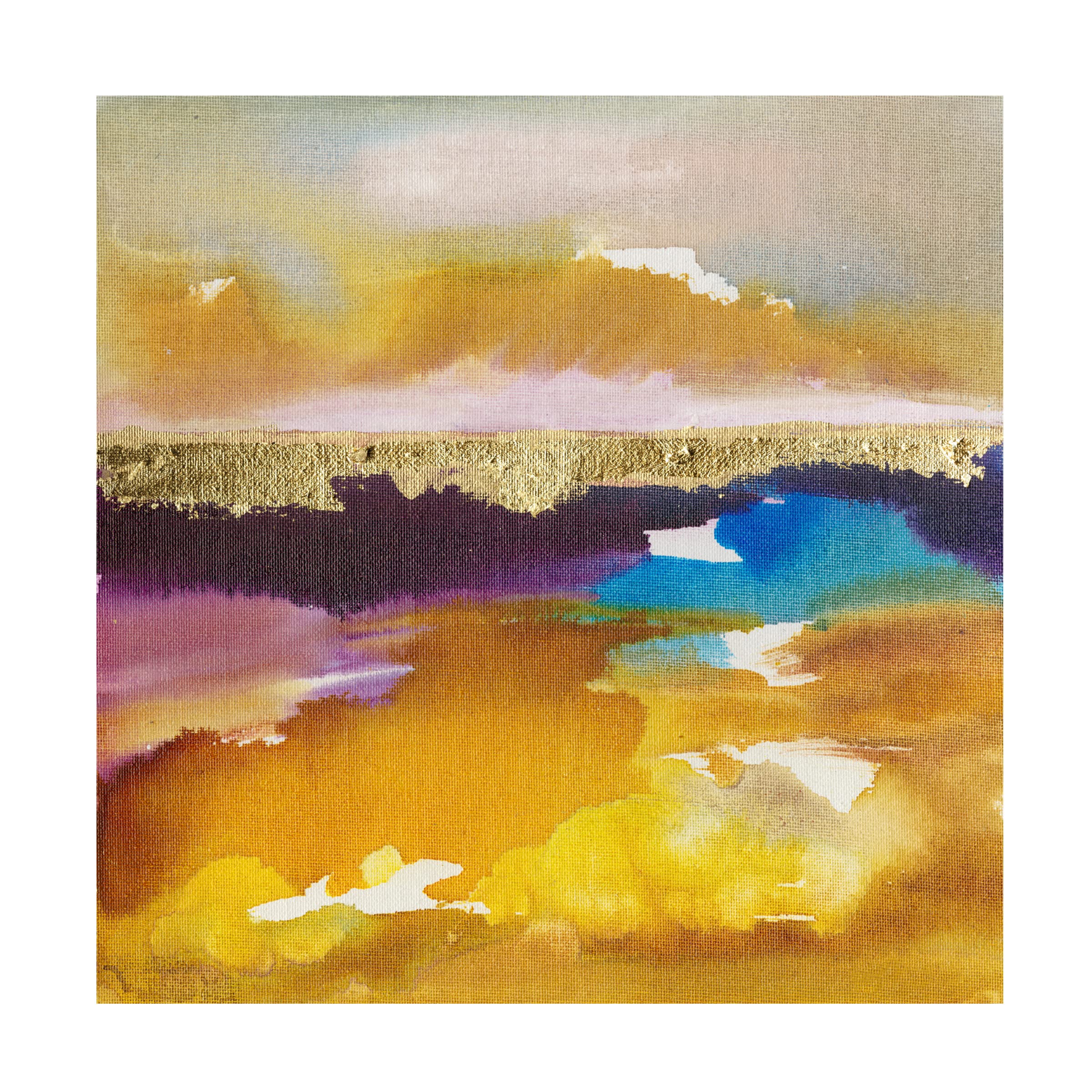Joyce Combs 'Nature at Peace III' Canvas Wall Art Print - Modern Landscape Painting for Living Room, Bedroom & Office Decor