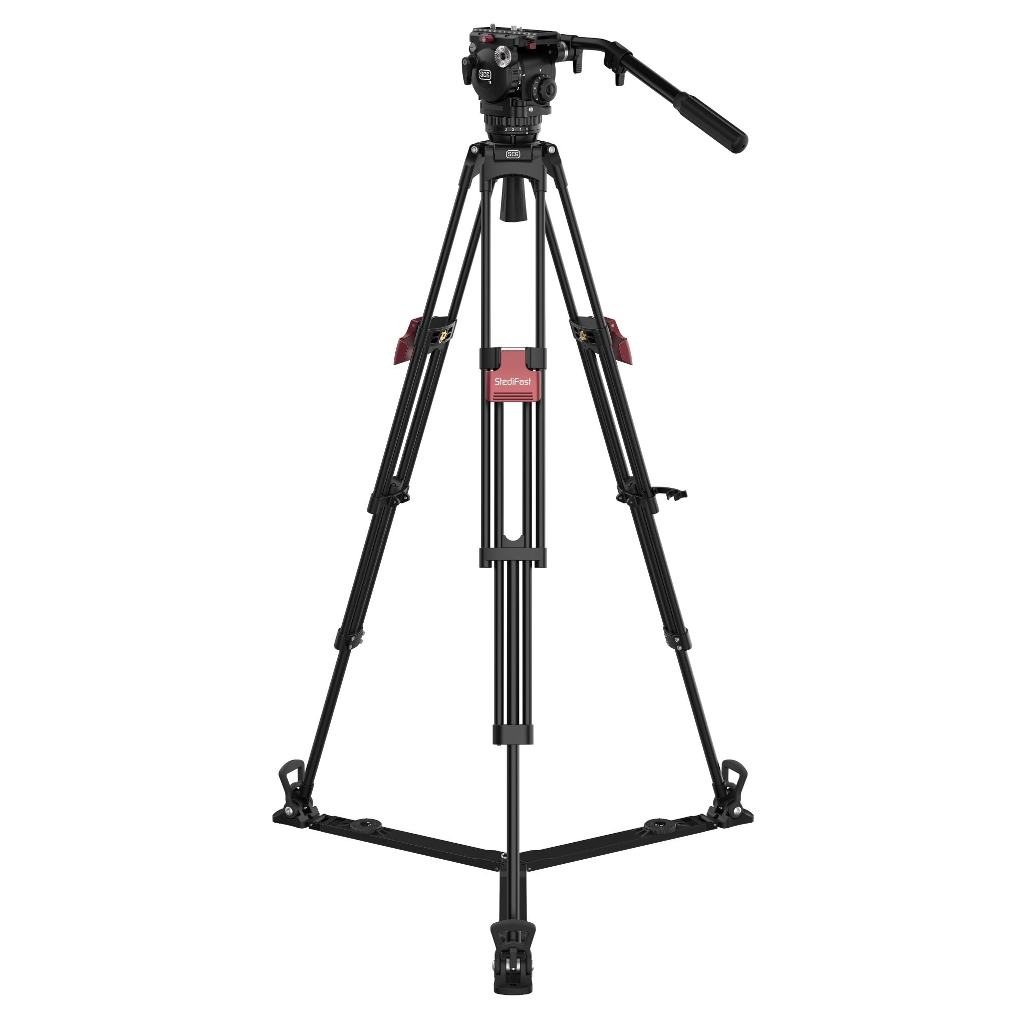 SCG T8 StediFast Tripod System - Professional Camera Tripod Stand with Quick Release Plate for DSLR, Mirrorless, Video Cameras - Perfect for Photography, Vlogging, Travel & Outdoor Shooting